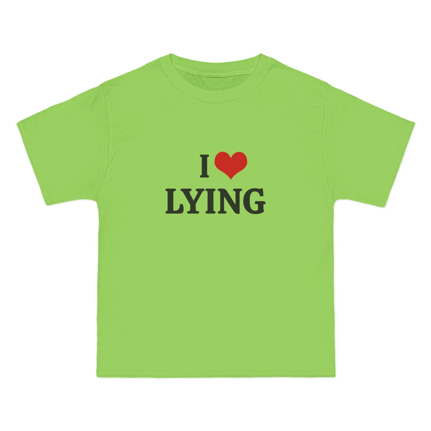 I Love Lying - Graphic Beefy-T® Short-Sleeve T-Shirt