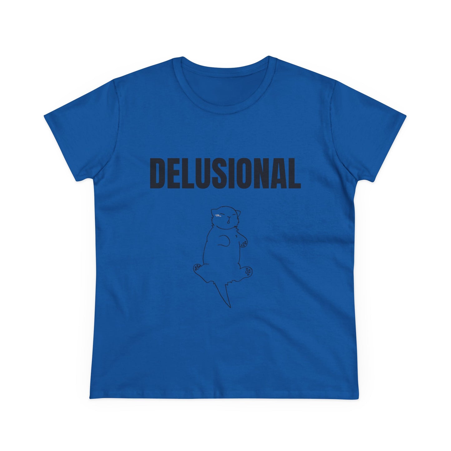 DELUSIONAL - 3/4 Graphic Cotton Tee