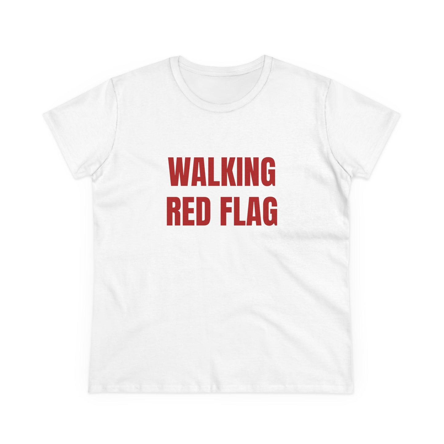 Walking Red Flag - Graphic Cotton Tee