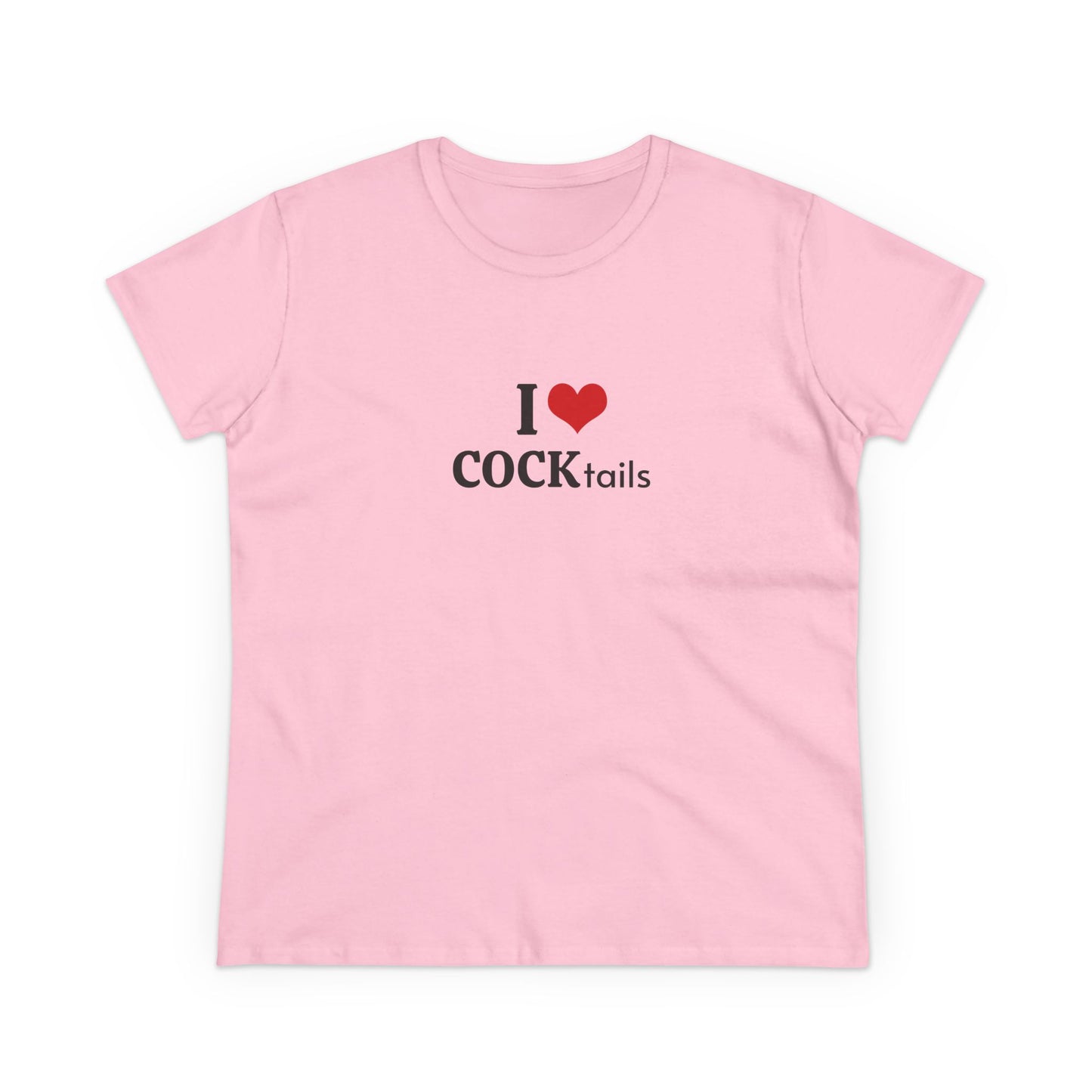 I Love COCKtails - Graphic Adult Humour Cotton Tee