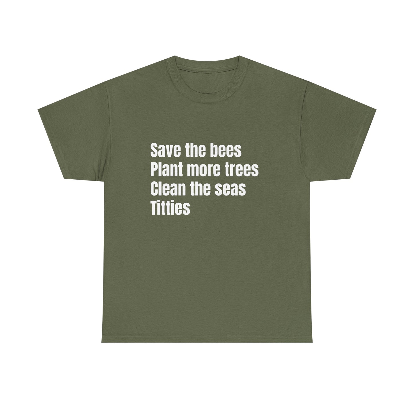 Save The Bees - Graphic Unisex Heavy Cotton Tee