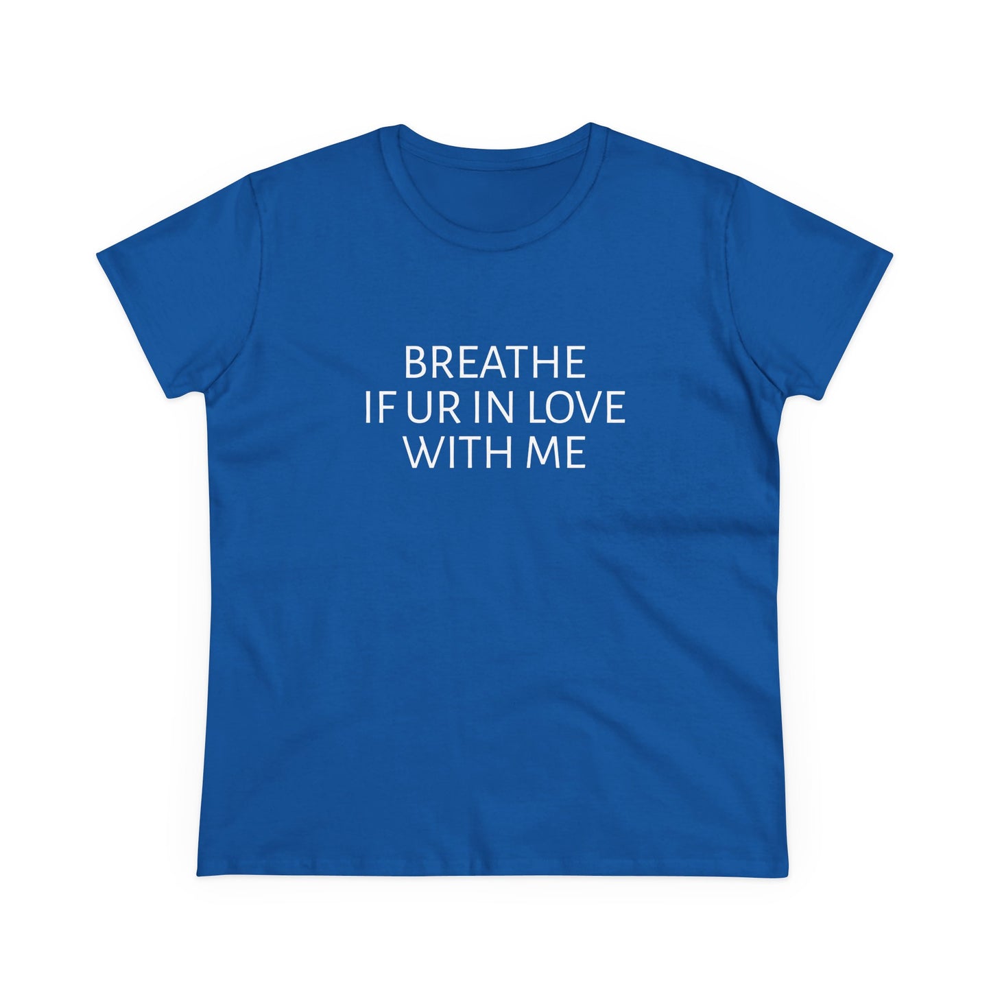 Breathe If You're In Love With Me - Unisex Graphic Cotton Tee