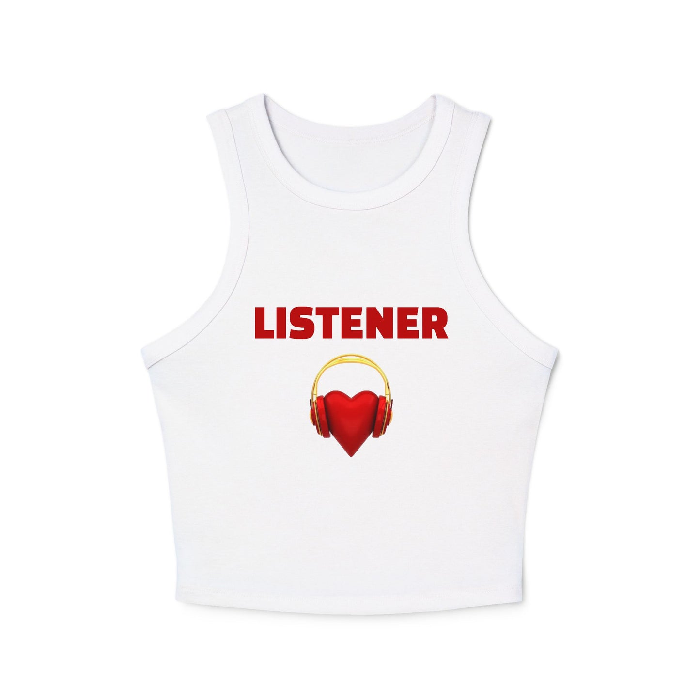 LISTENER - Graphic 2/3 Trio Rib Racer Tank Top