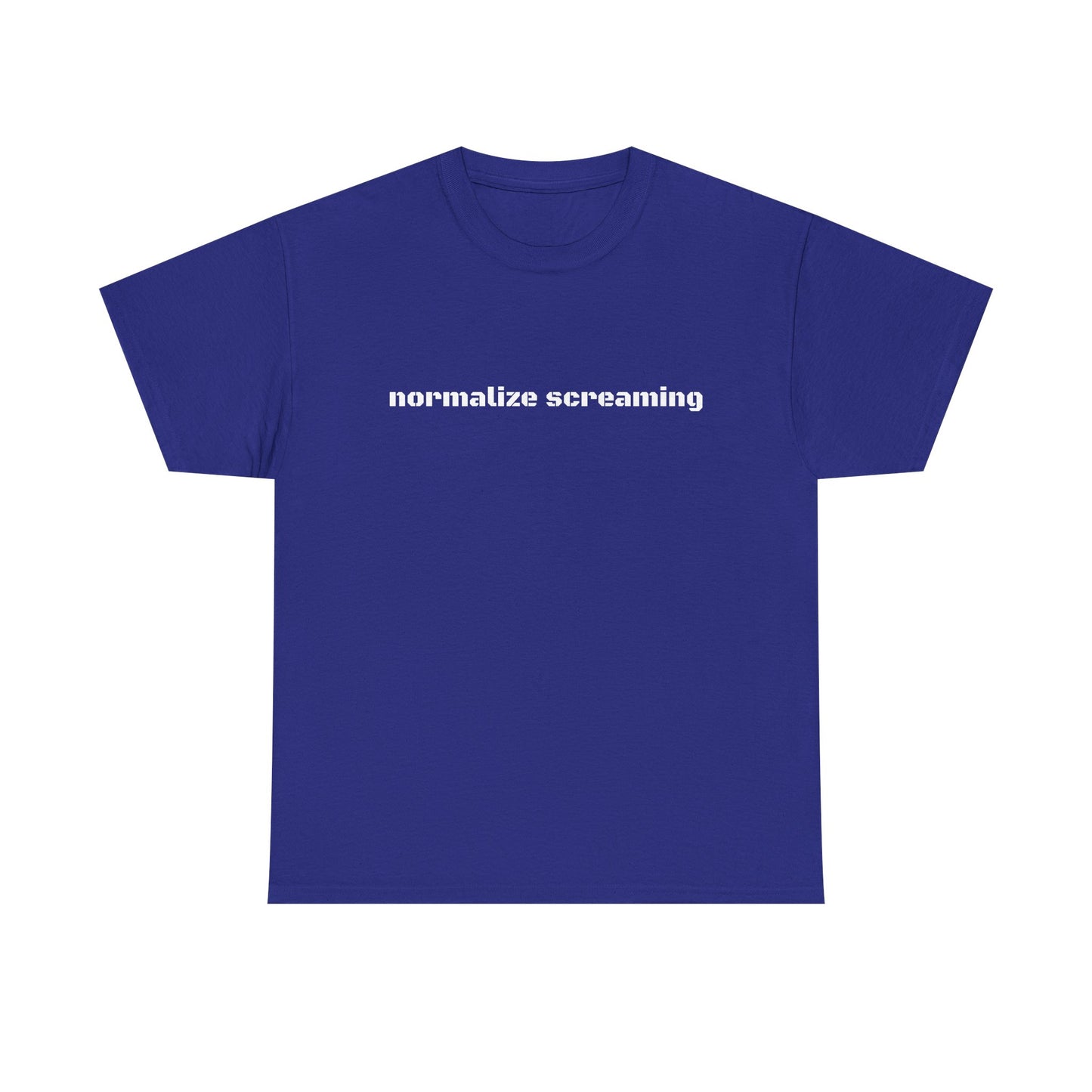 Normalize Screaming - Graphic Unisex Heavy Cotton Tee