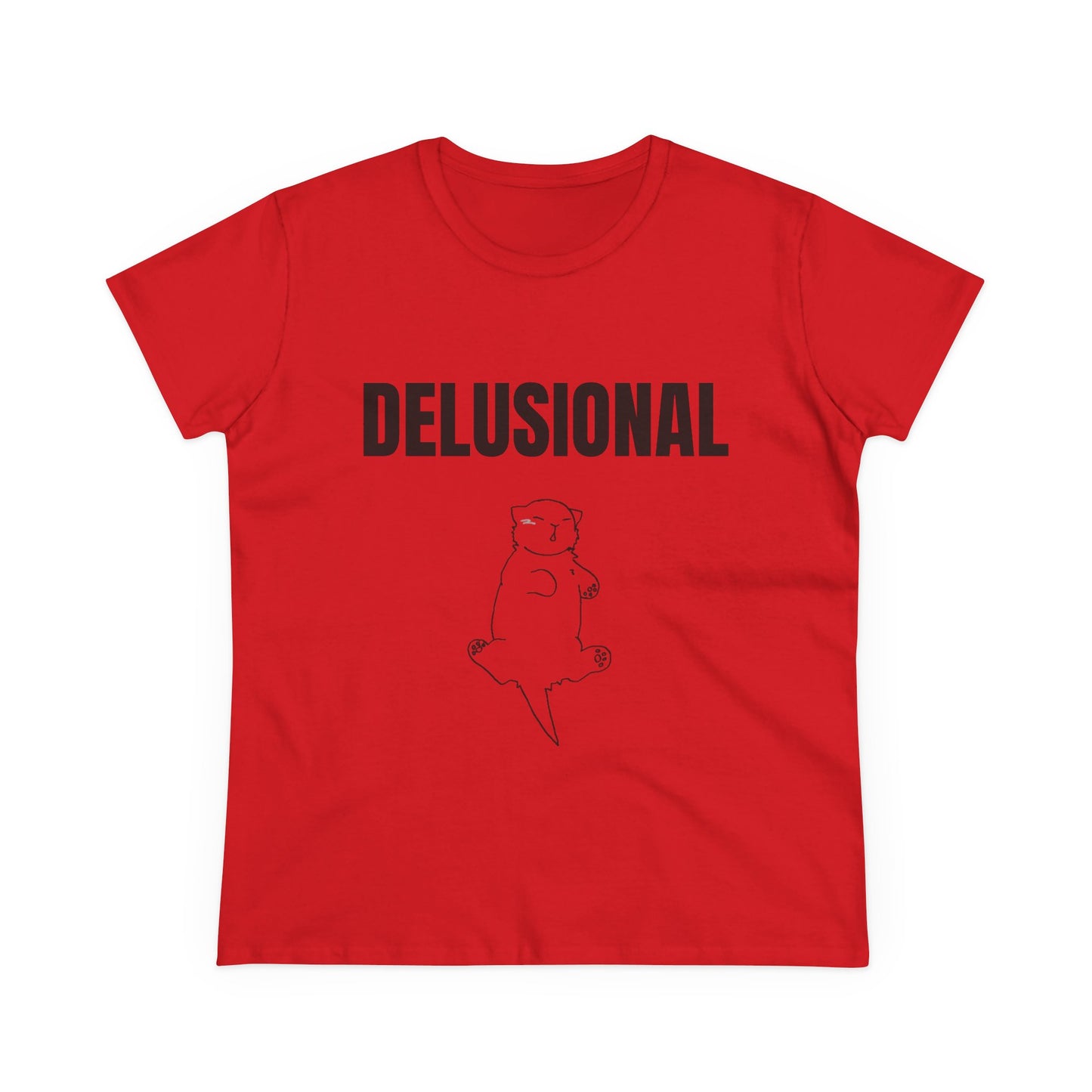 DELUSIONAL - 3/4 Graphic Cotton Tee