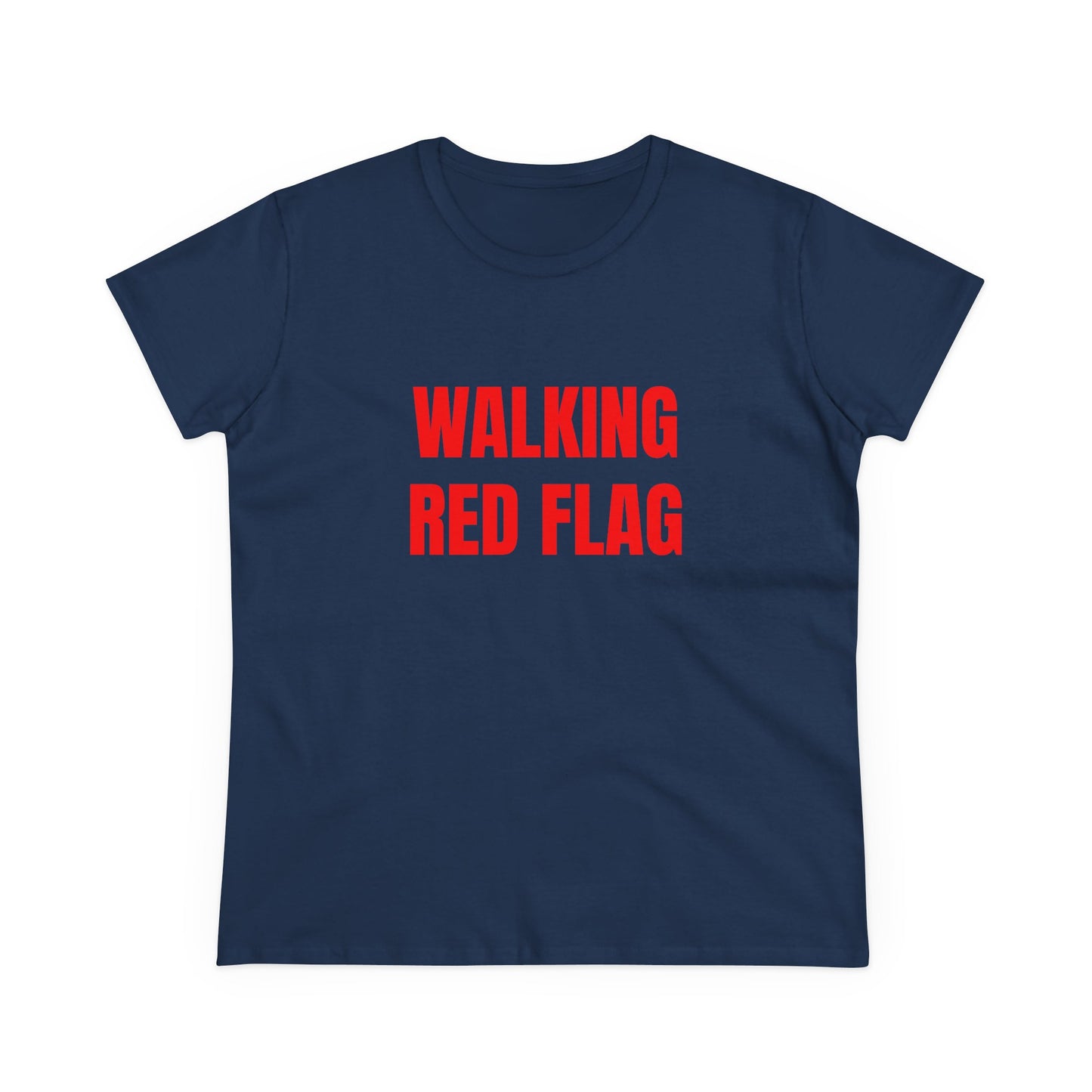 Walking Red Flag - Graphic Cotton Tee