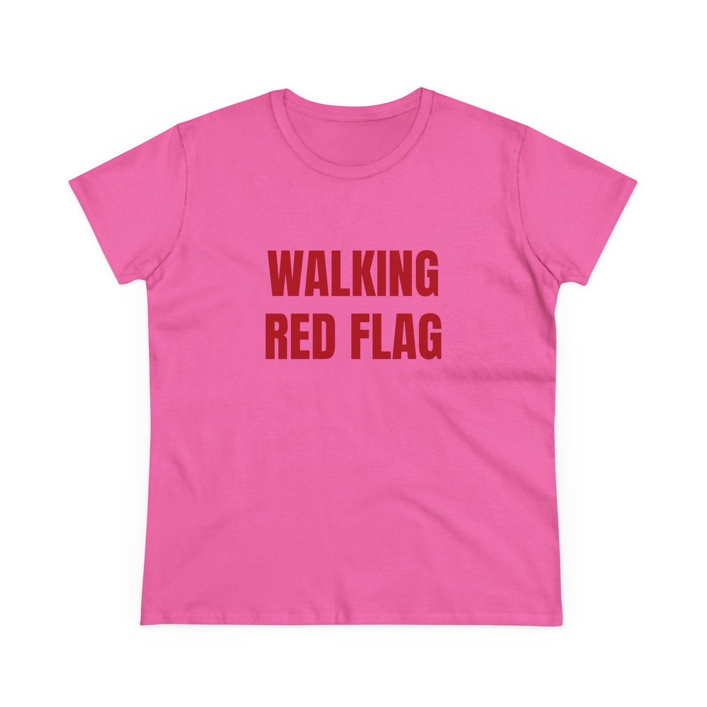 Walking Red Flag - Graphic Cotton Tee