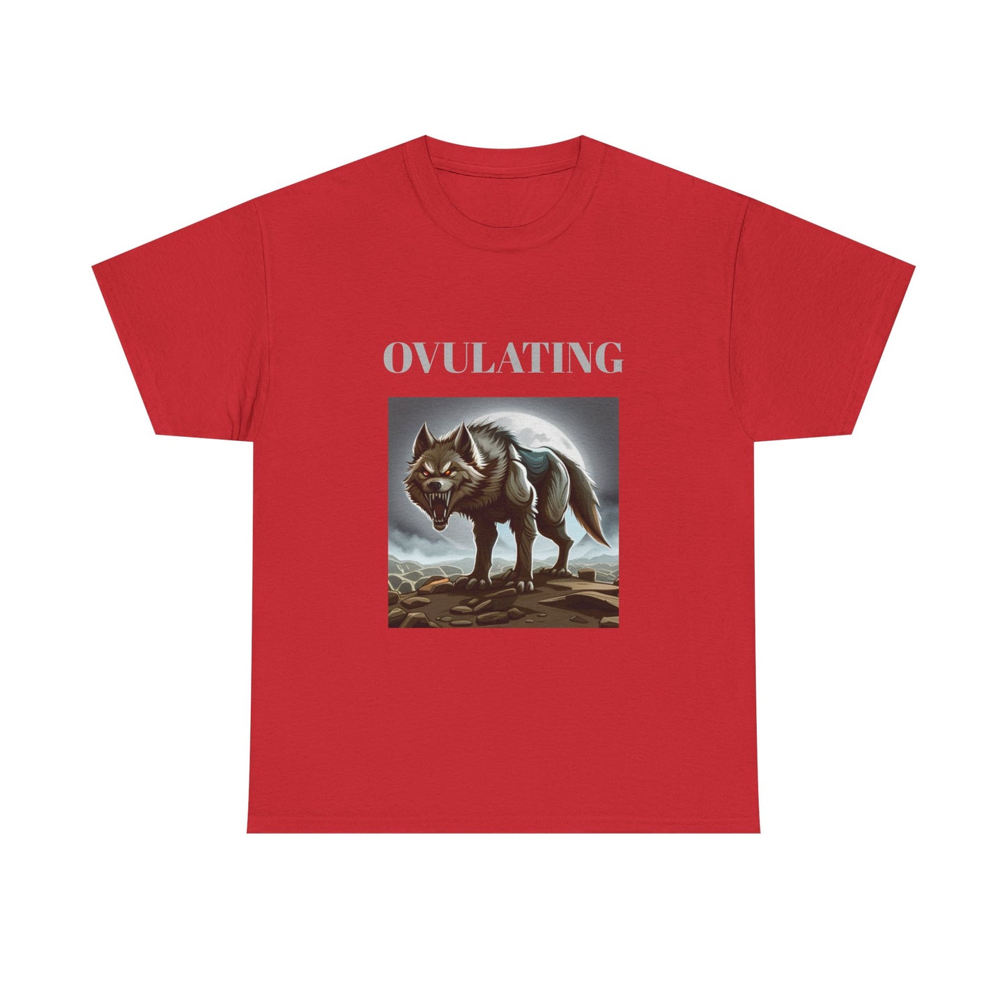 OVULATING - Graphic Unisex Heavy Cotton Tee