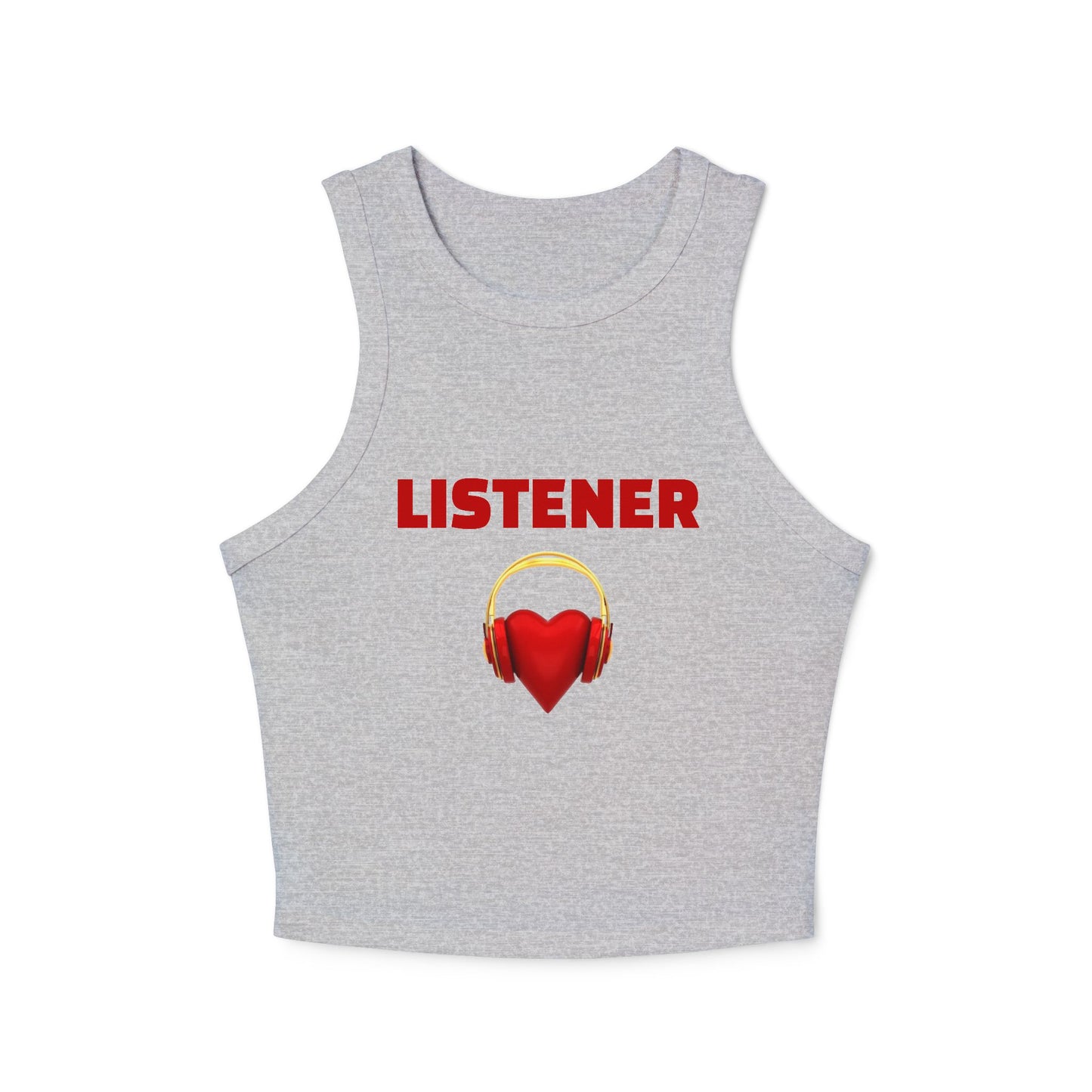 LISTENER - Graphic 2/3 Trio Rib Racer Tank Top
