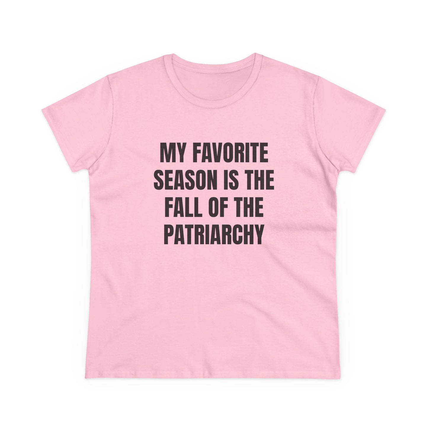 My Favourite Season Is The Fall Of The Patriarchy - Graphic Cotton Tee