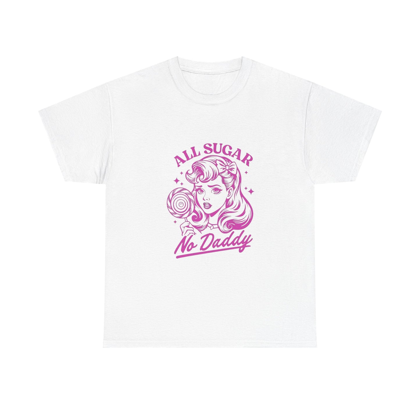 All Sugar, No Daddy - Graphic Unisex Heavy Cotton Tee