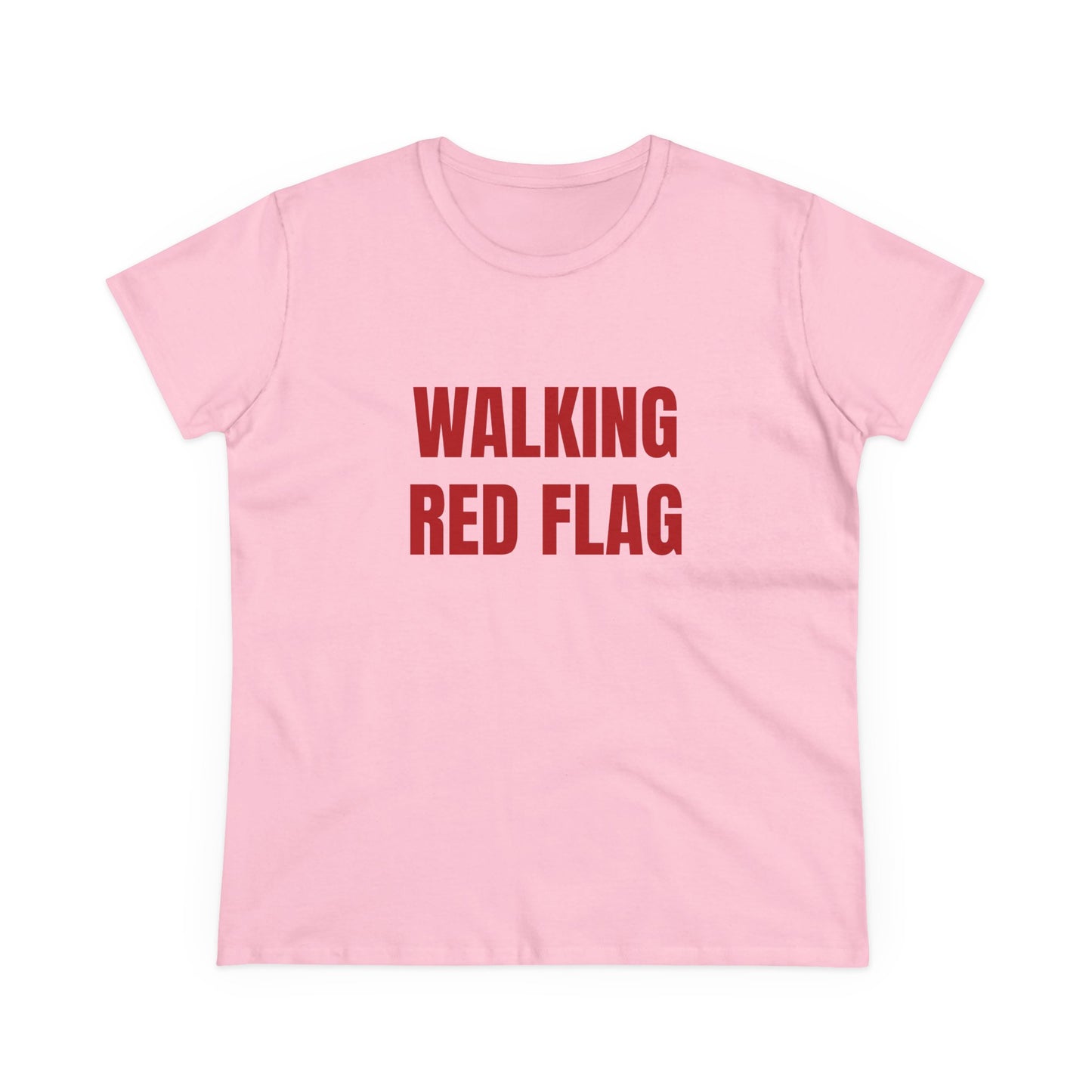 Walking Red Flag - Graphic Cotton Tee