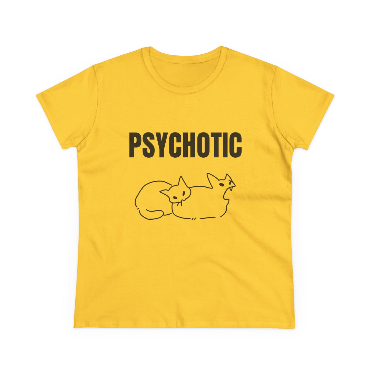 PSYCHOTIC - 4/4 Graphic Cotton Tee