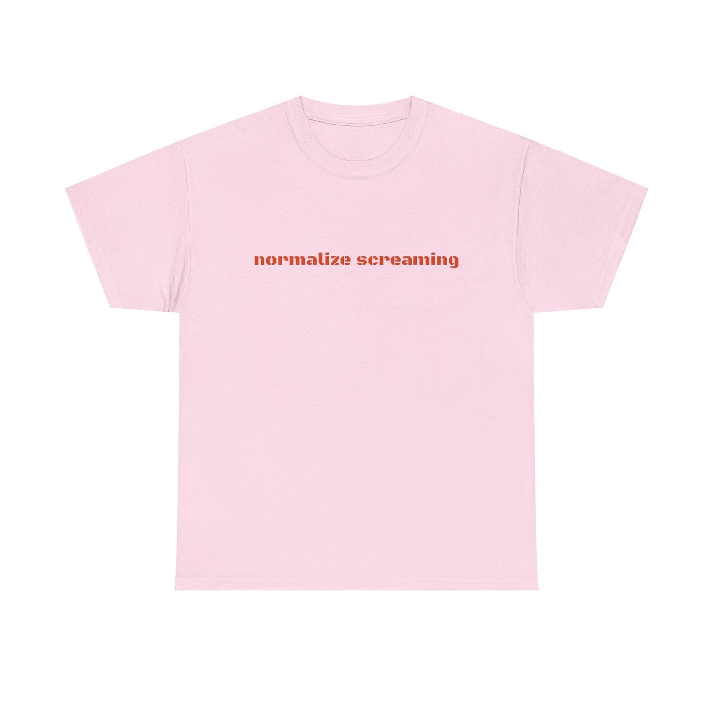 Normalize Screaming - Graphic Unisex Heavy Cotton Tee