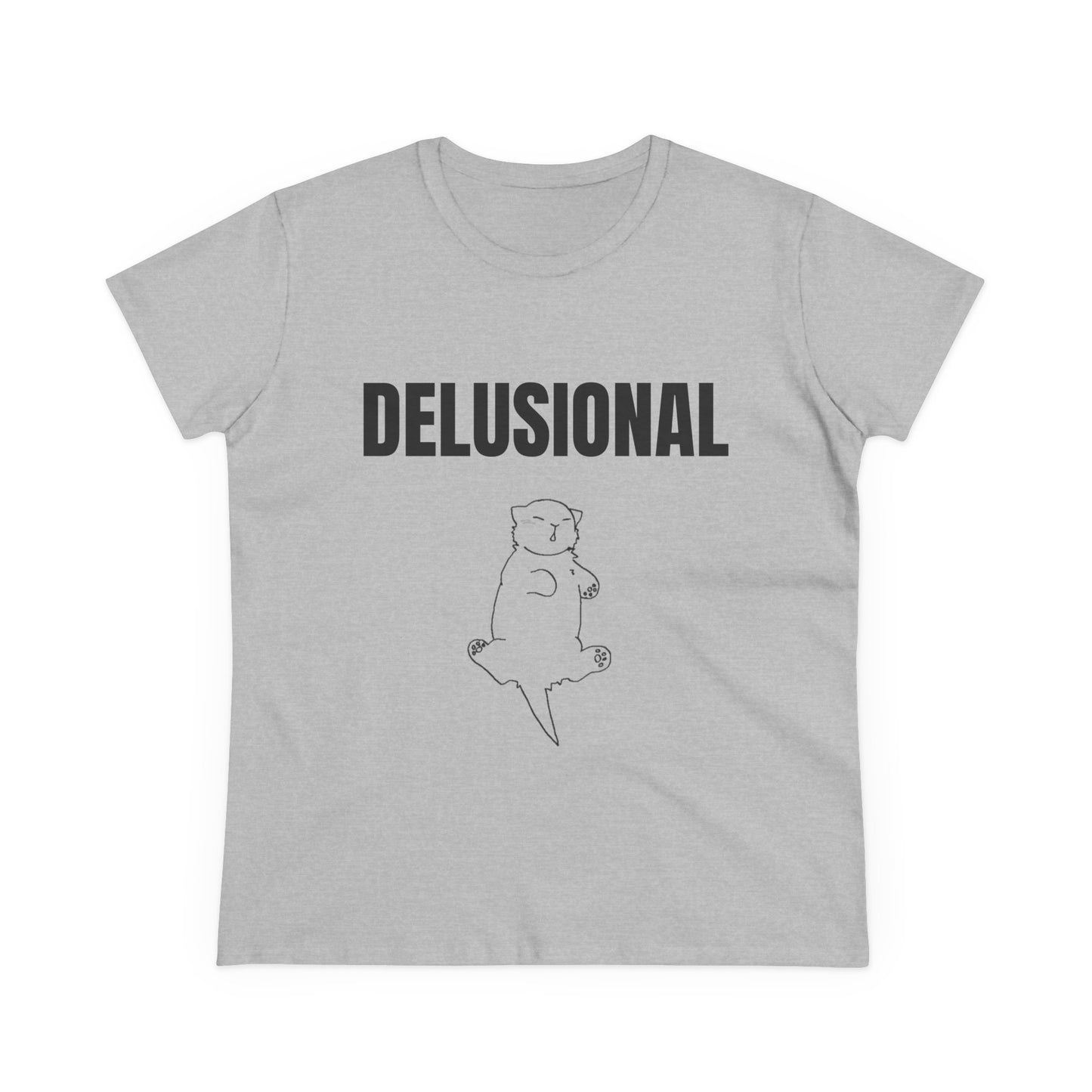DELUSIONAL - 3/4 Graphic Cotton Tee