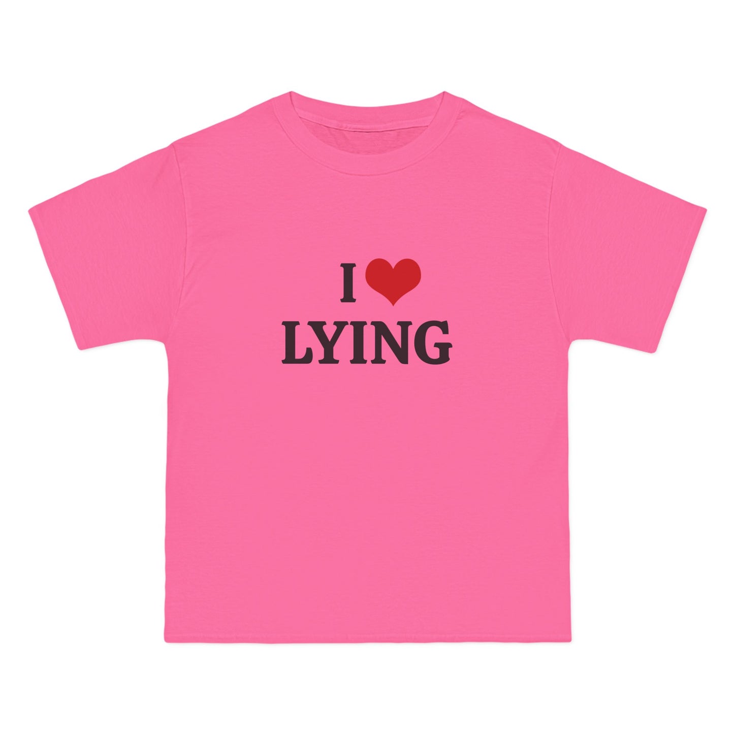 I Love Lying - Graphic Beefy-T® Short-Sleeve T-Shirt