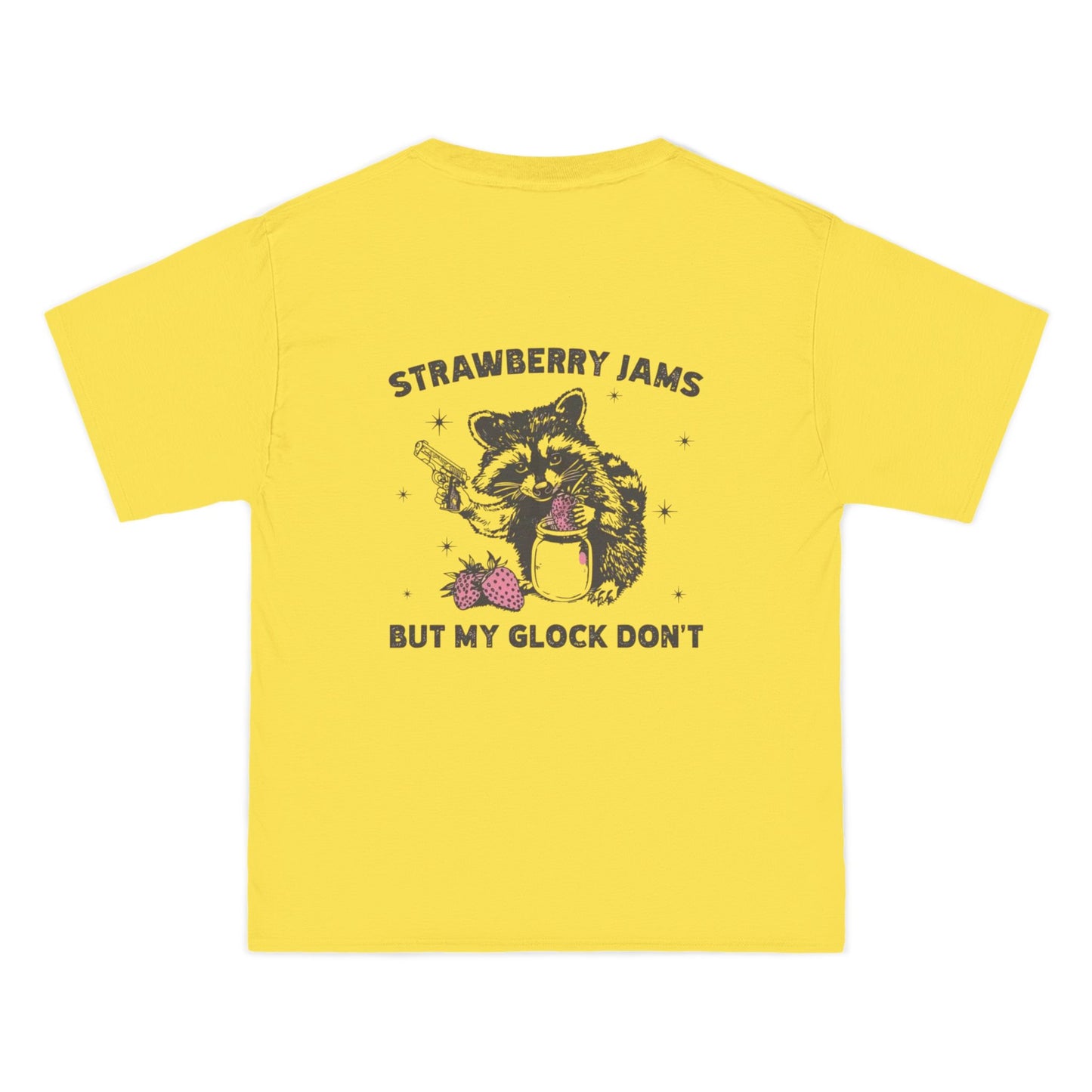 Strawberry Jams But My Glock Don't - Graphic Beefy-T® Short-Sleeve T-Shirt