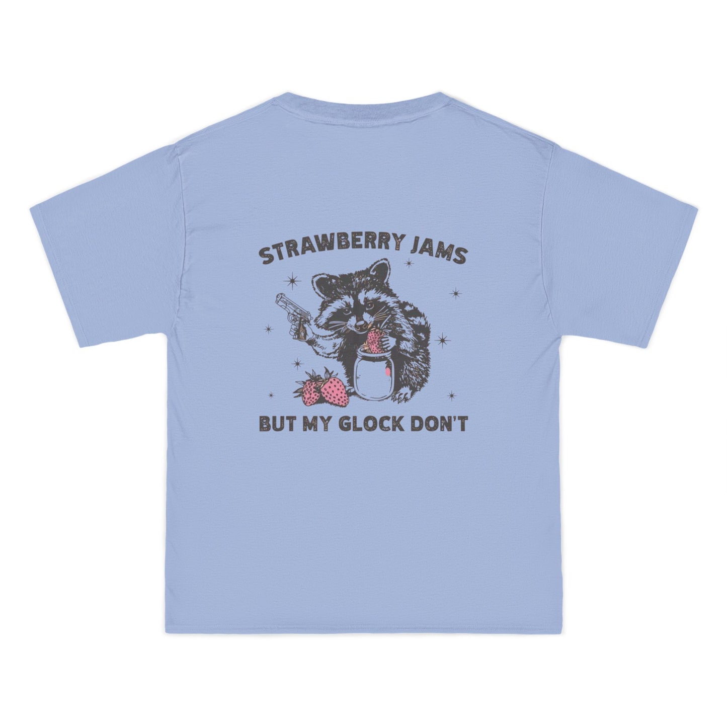 Strawberry Jams But My Glock Don't - Graphic Beefy-T® Short-Sleeve T-Shirt