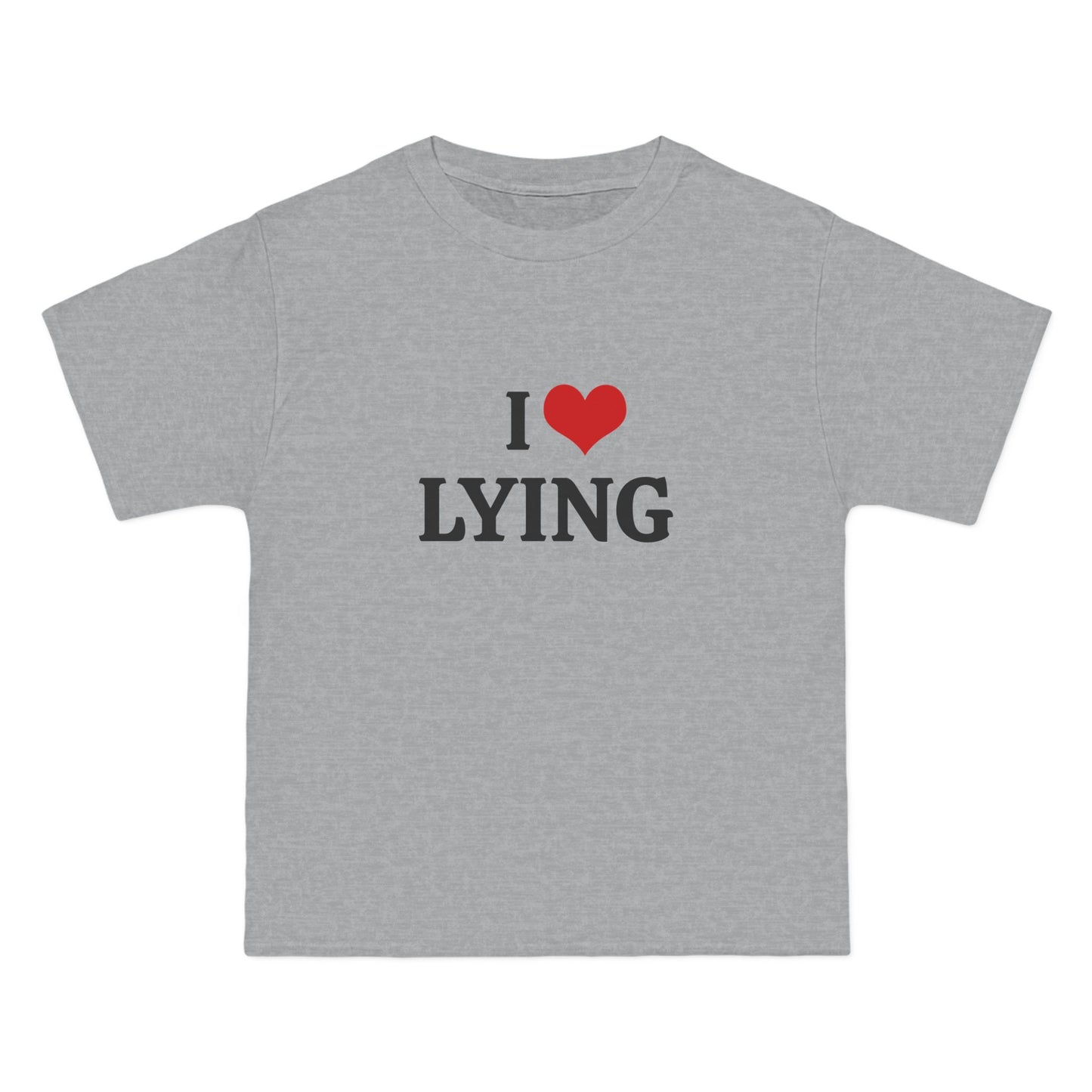 I Love Lying - Graphic Beefy-T® Short-Sleeve T-Shirt