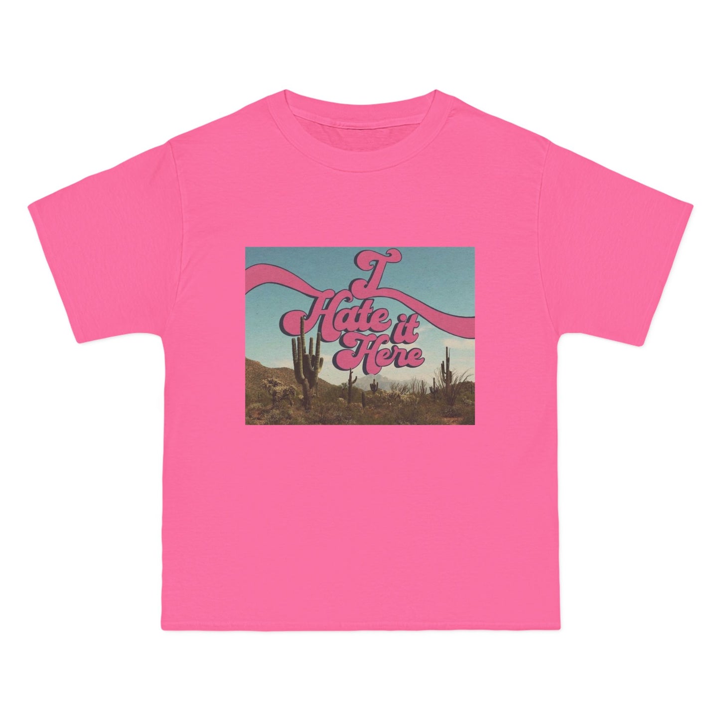 I HATE IT HERE - Graphic Beefy-T® Short-Sleeve T-Shirt