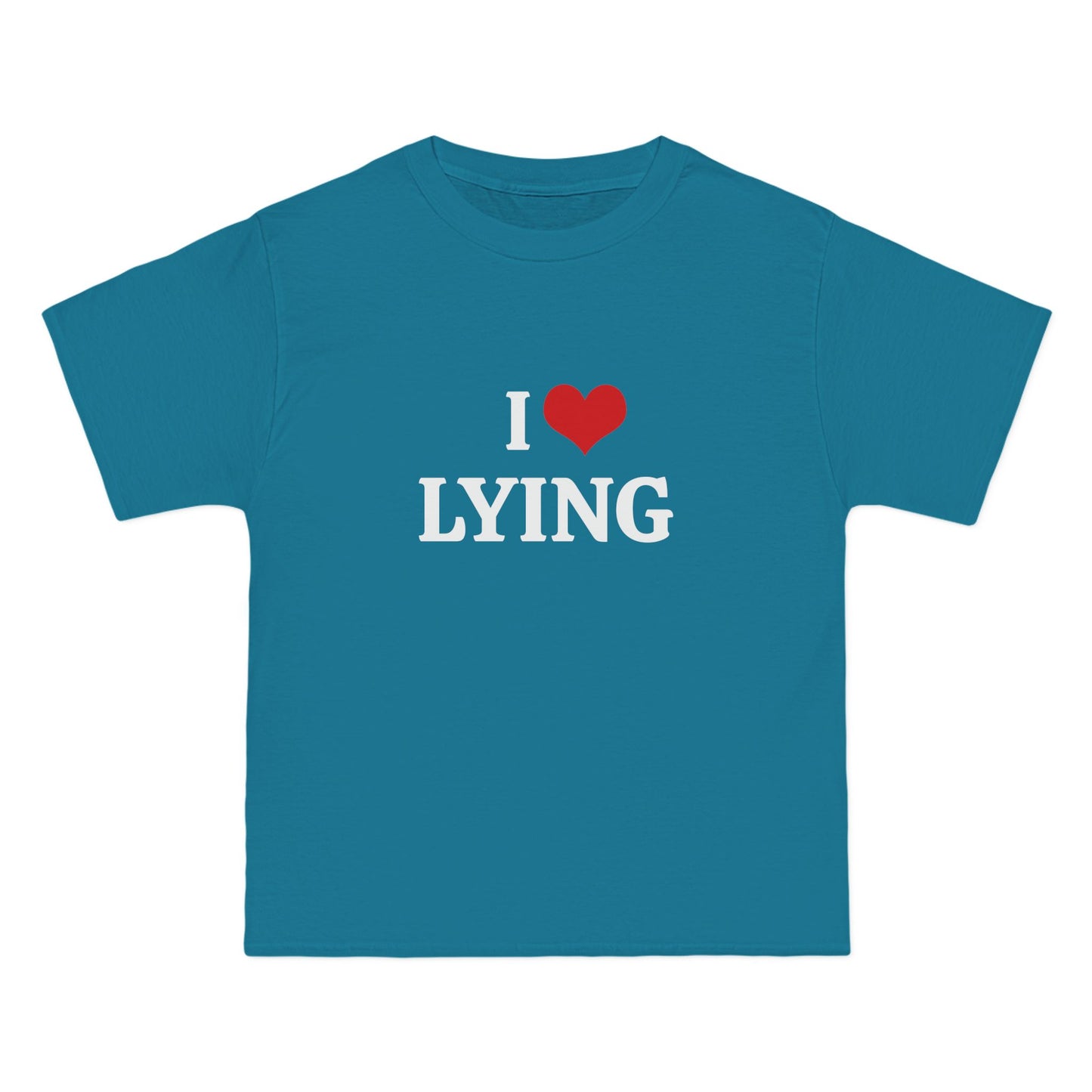 I Love Lying - Graphic Beefy-T® Short-Sleeve T-Shirt