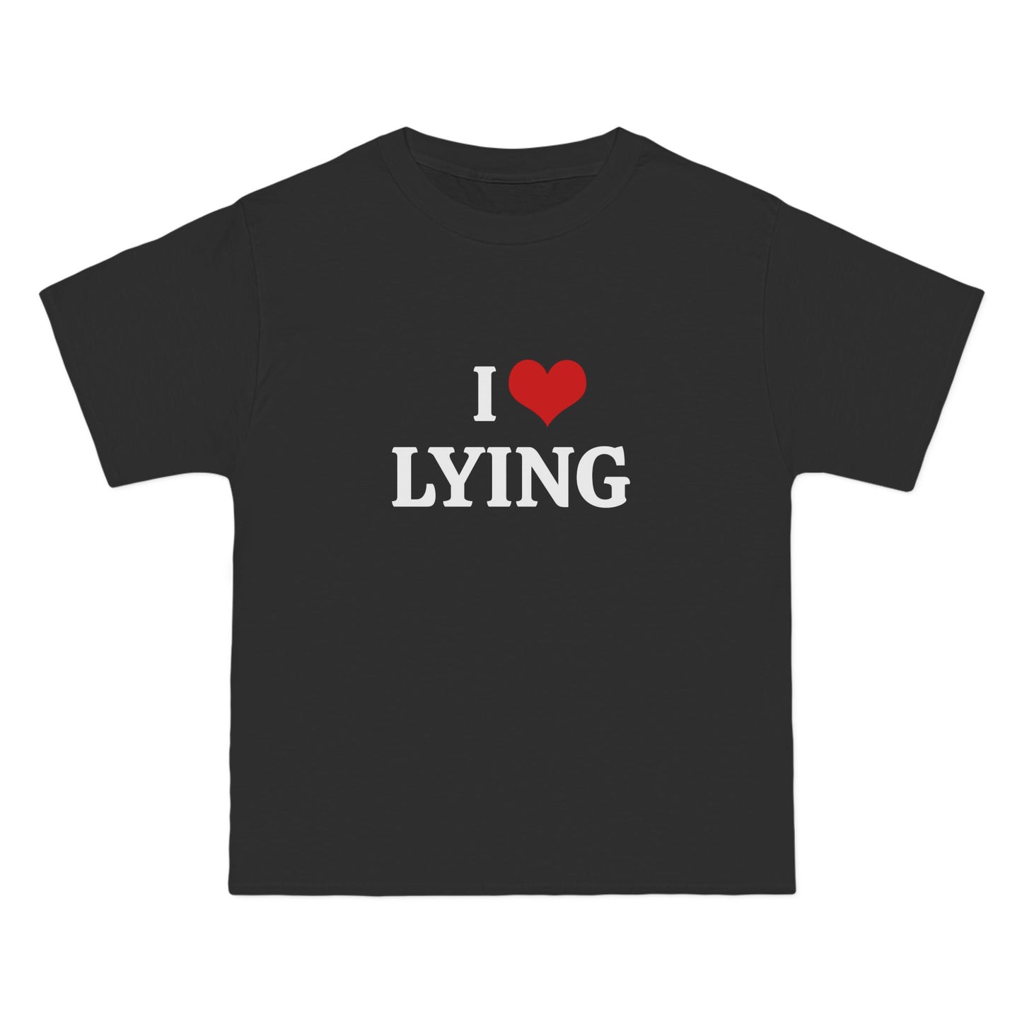 I Love Lying - Graphic Beefy-T® Short-Sleeve T-Shirt