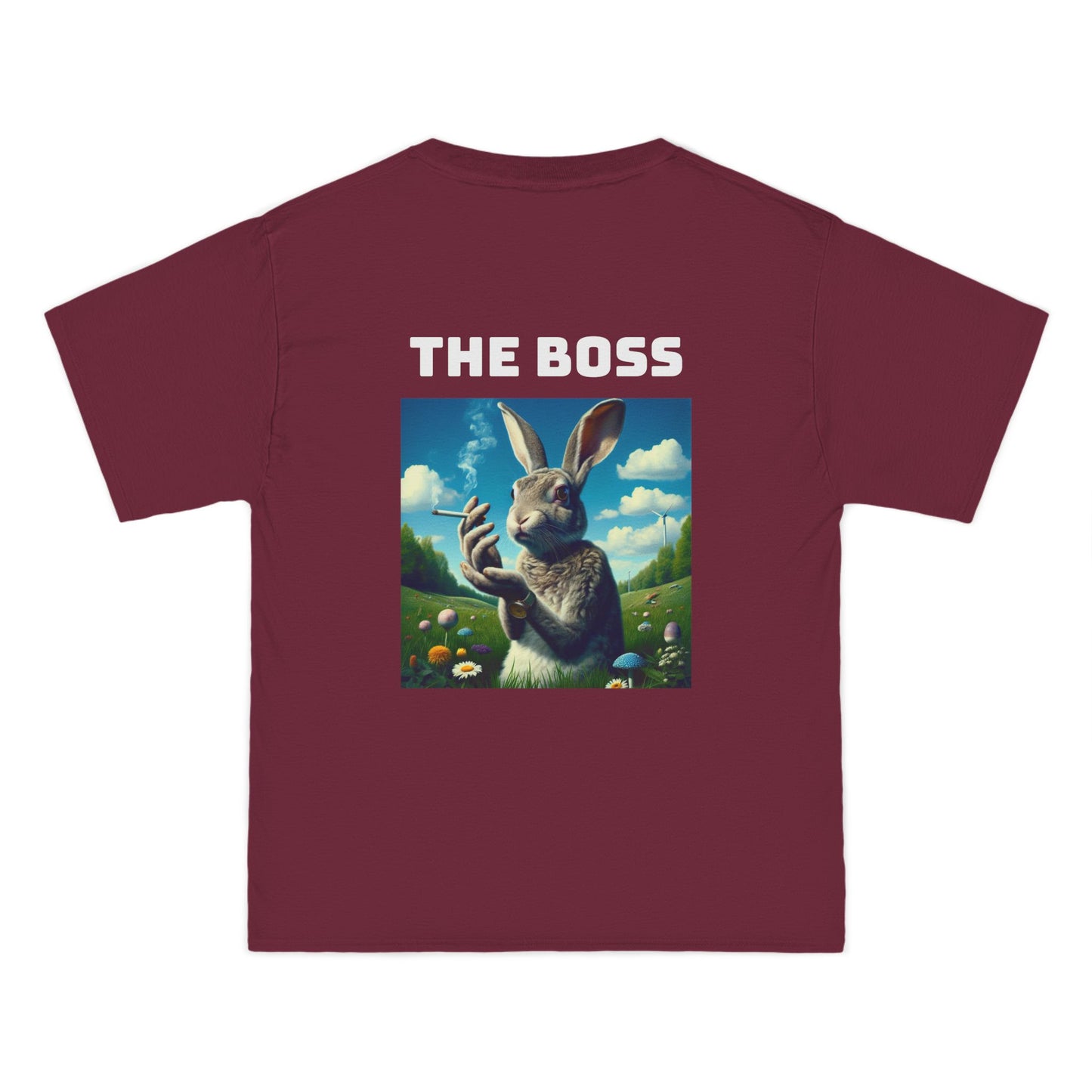 THE BOSS - 1/2 His Unisex Beefy-T® Short-Sleeve T-Shirt