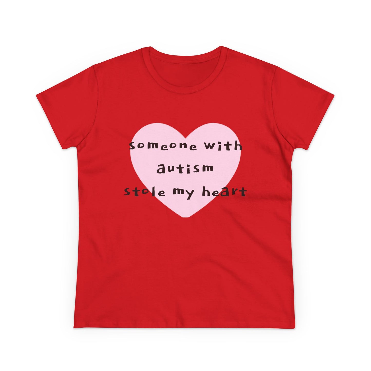 Someone With Autism Stole My Heart Graphic Cotton Tee