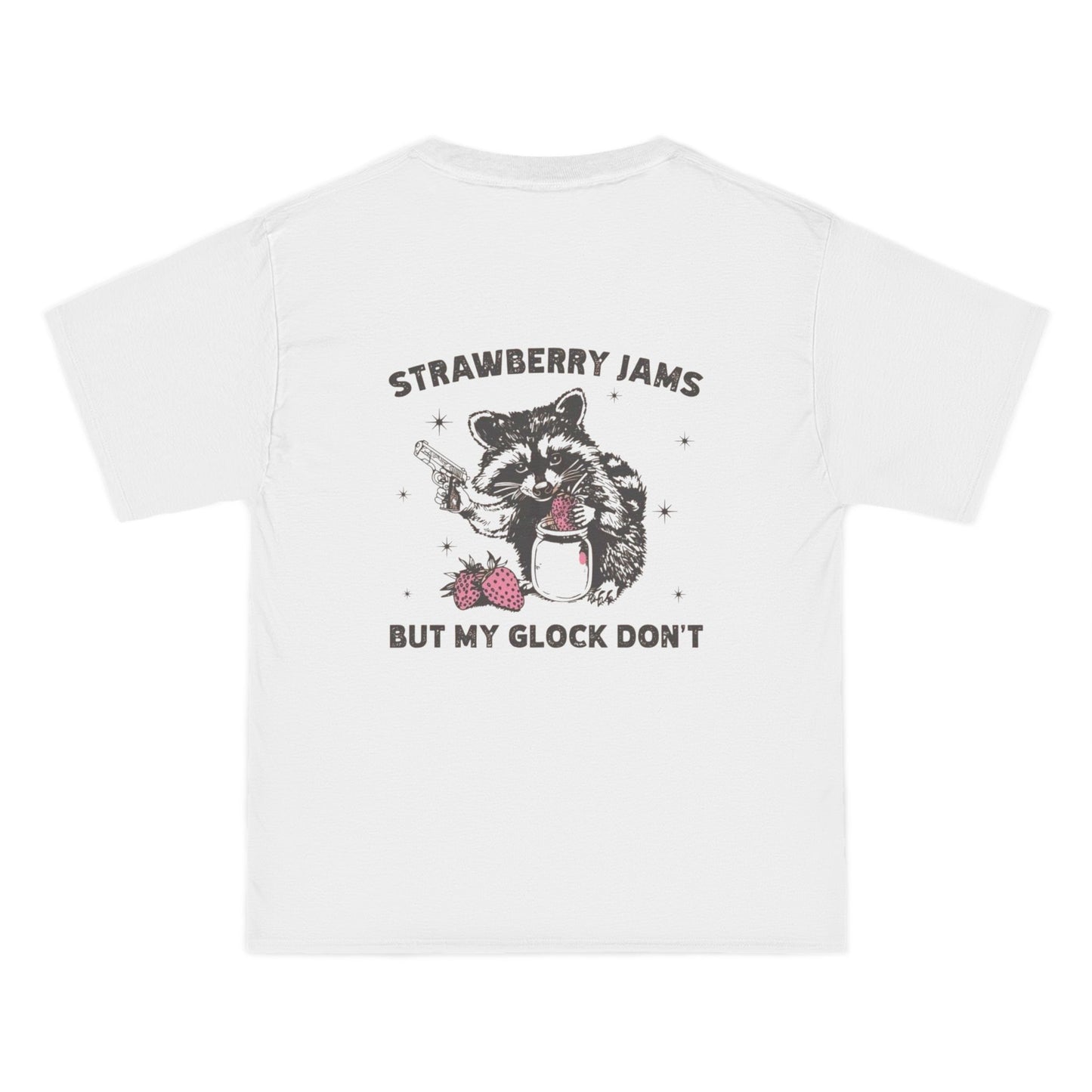 Strawberry Jams But My Glock Don't - Graphic Beefy-T® Short-Sleeve T-Shirt