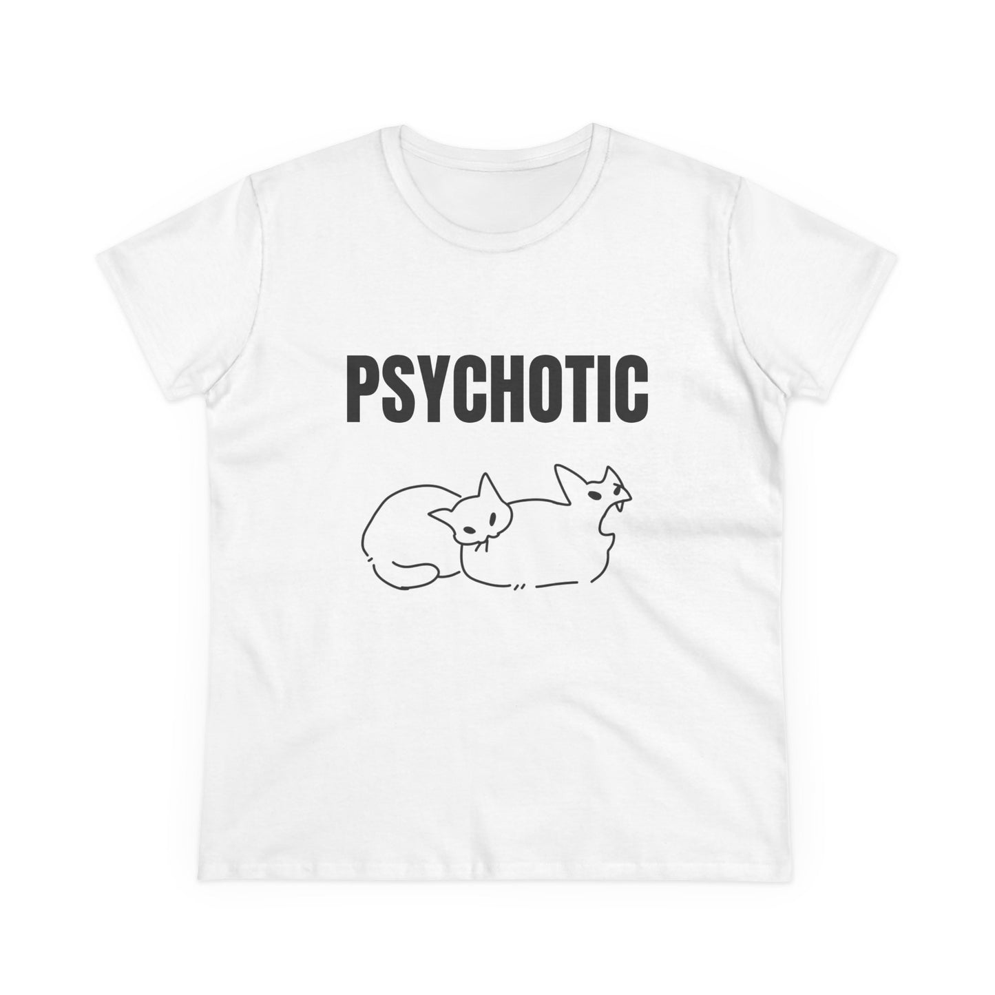 PSYCHOTIC - 4/4 Graphic Cotton Tee