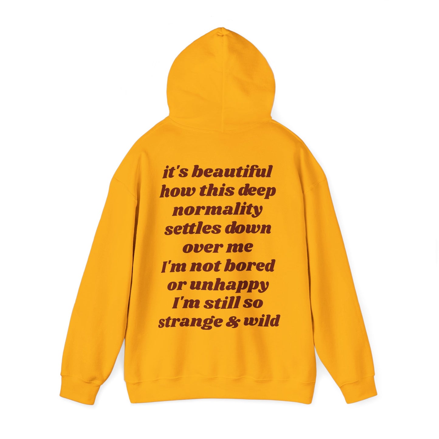 I'm still so strange and wild - Lana Del Rey Inspired Unisex Heavy Blend™ Hooded Sweatshirt