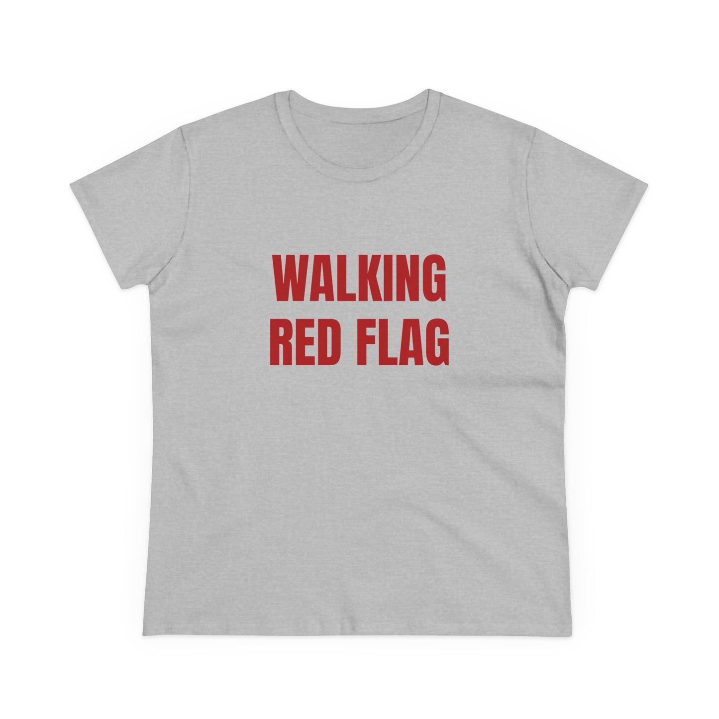 Walking Red Flag - Graphic Cotton Tee