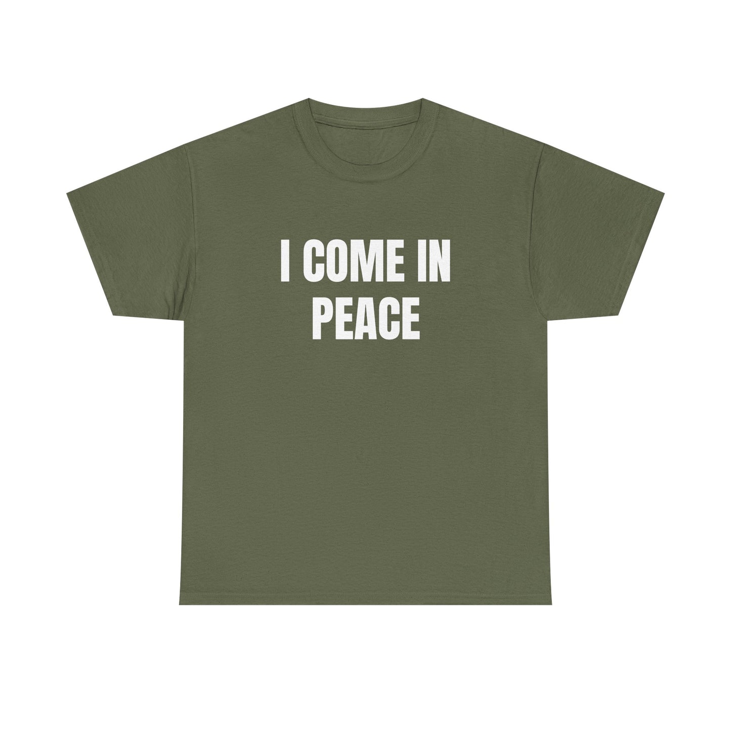 I Come In Peace - 1/2 HIS Graphic Unisex Heavy Cotton Tee