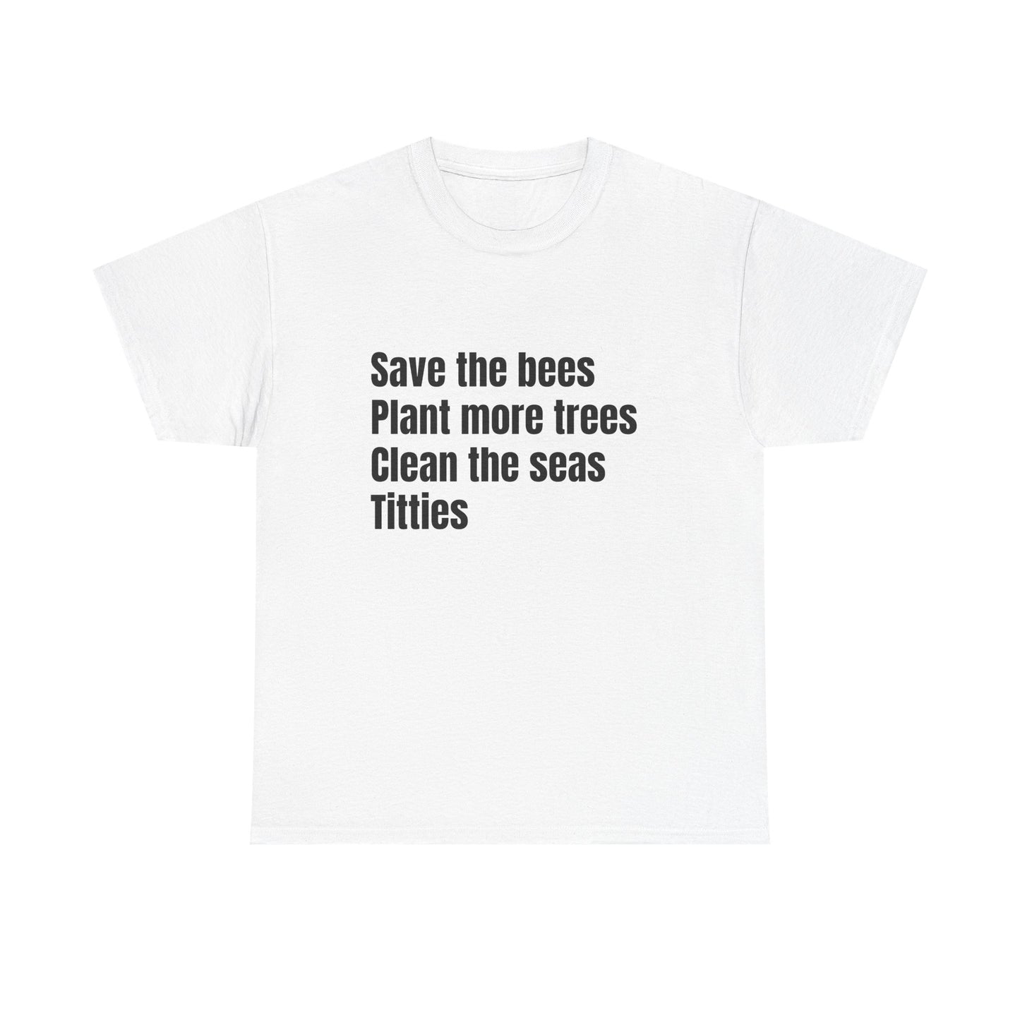 Save The Bees - Graphic Unisex Heavy Cotton Tee