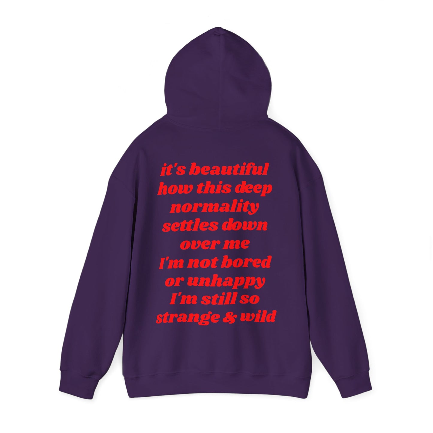 I'm still so strange and wild - Lana Del Rey Inspired Unisex Heavy Blend™ Hooded Sweatshirt