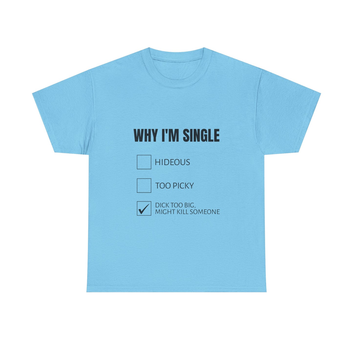 Why I'm Single - Graphic Unisex Heavy Cotton Tee