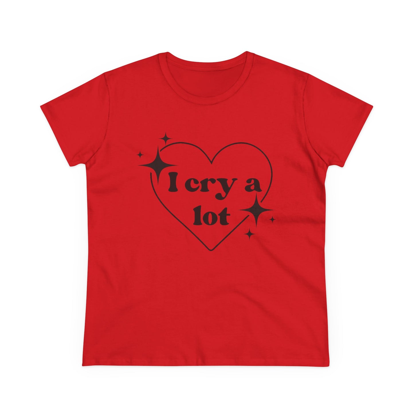 I Cry A Lot - Graphic CryBaby Cotton Tee