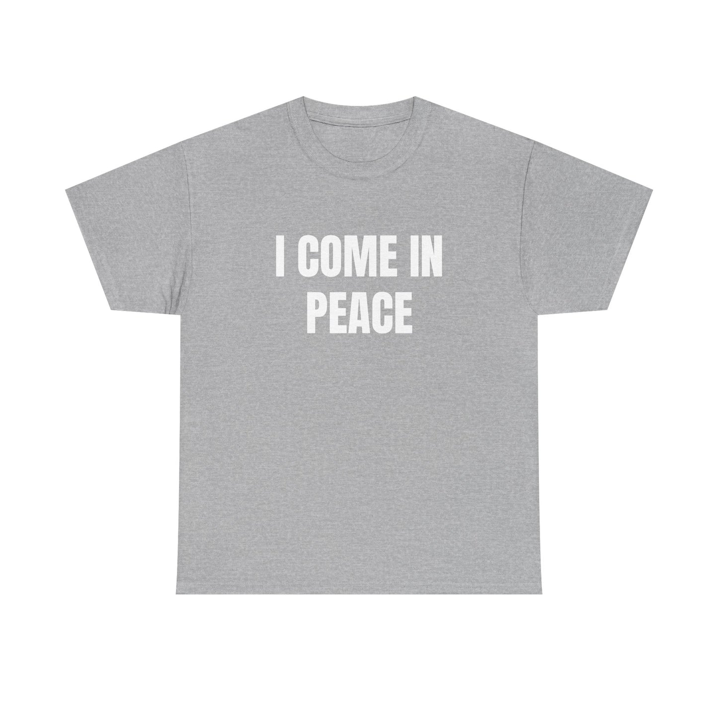 I Come In Peace - 1/2 HIS Graphic Unisex Heavy Cotton Tee