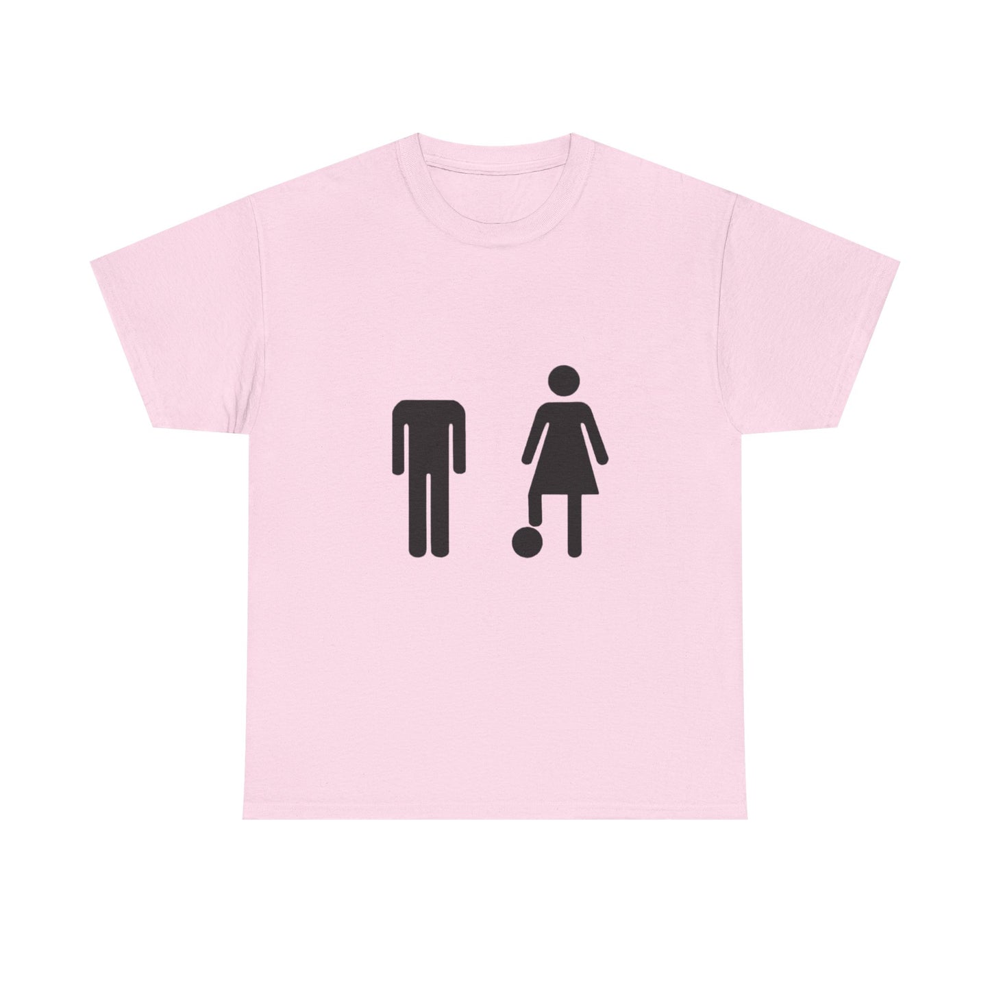 His Head, My Football - Graphic Unisex Heavy Cotton Tee
