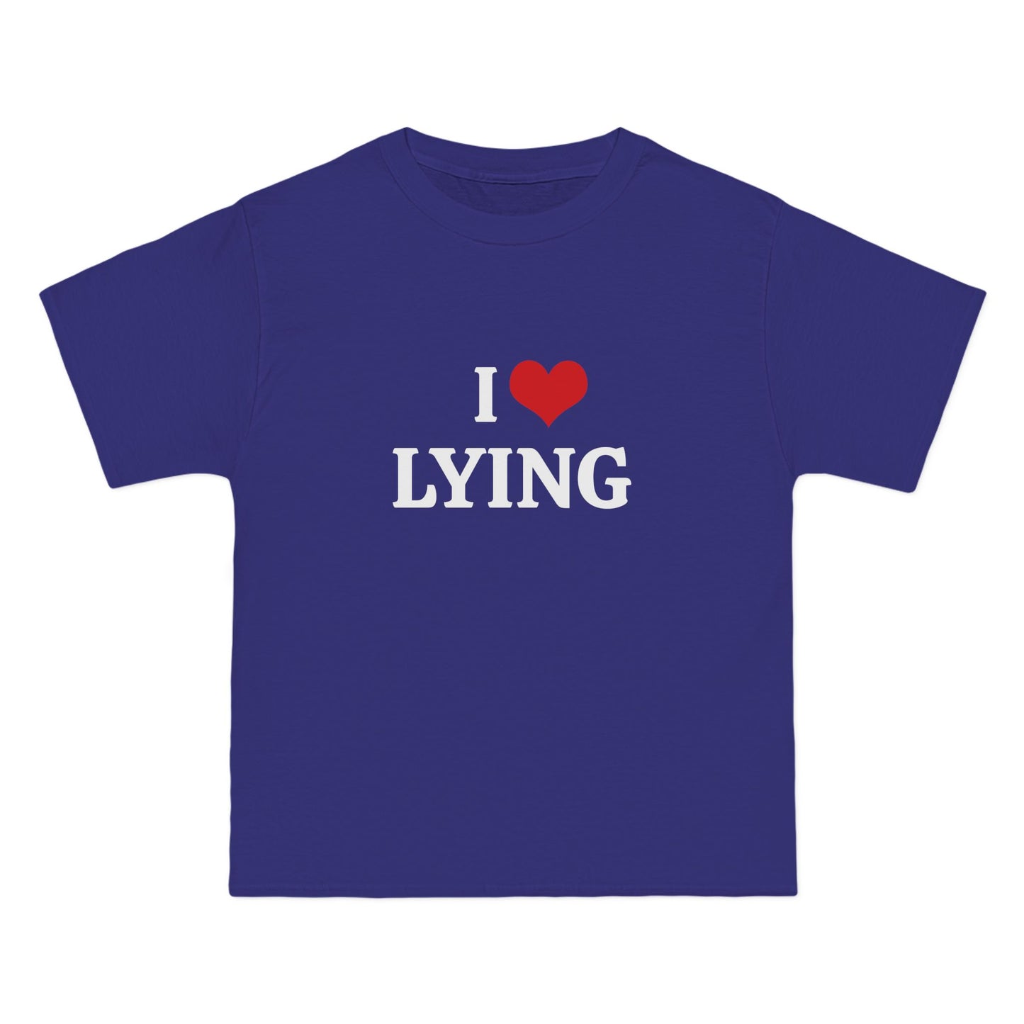 I Love Lying - Graphic Beefy-T® Short-Sleeve T-Shirt