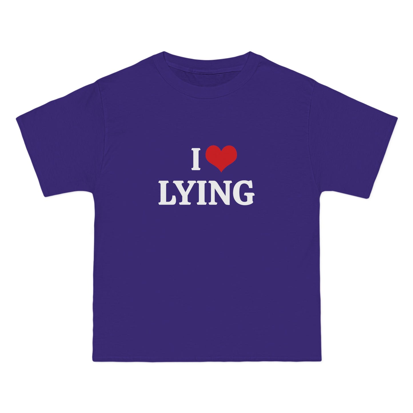 I Love Lying - Graphic Beefy-T® Short-Sleeve T-Shirt