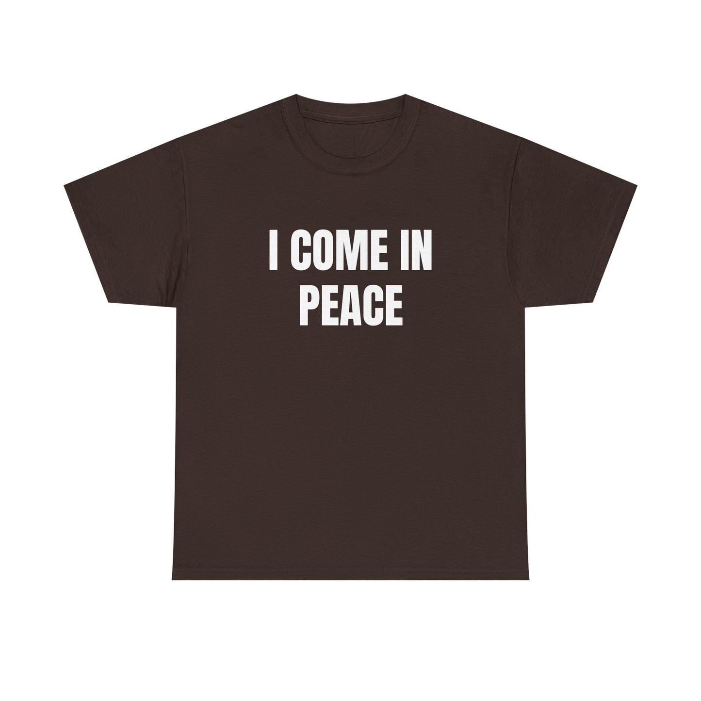 I Come In Peace - 1/2 HIS Graphic Unisex Heavy Cotton Tee
