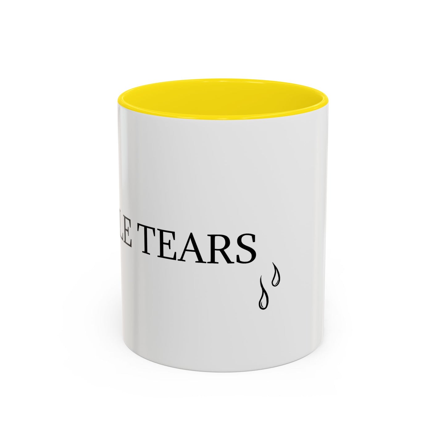 Male Tears - Graphic Coffee Mug, Unique Tea Cup, Humorous Beverage Holder