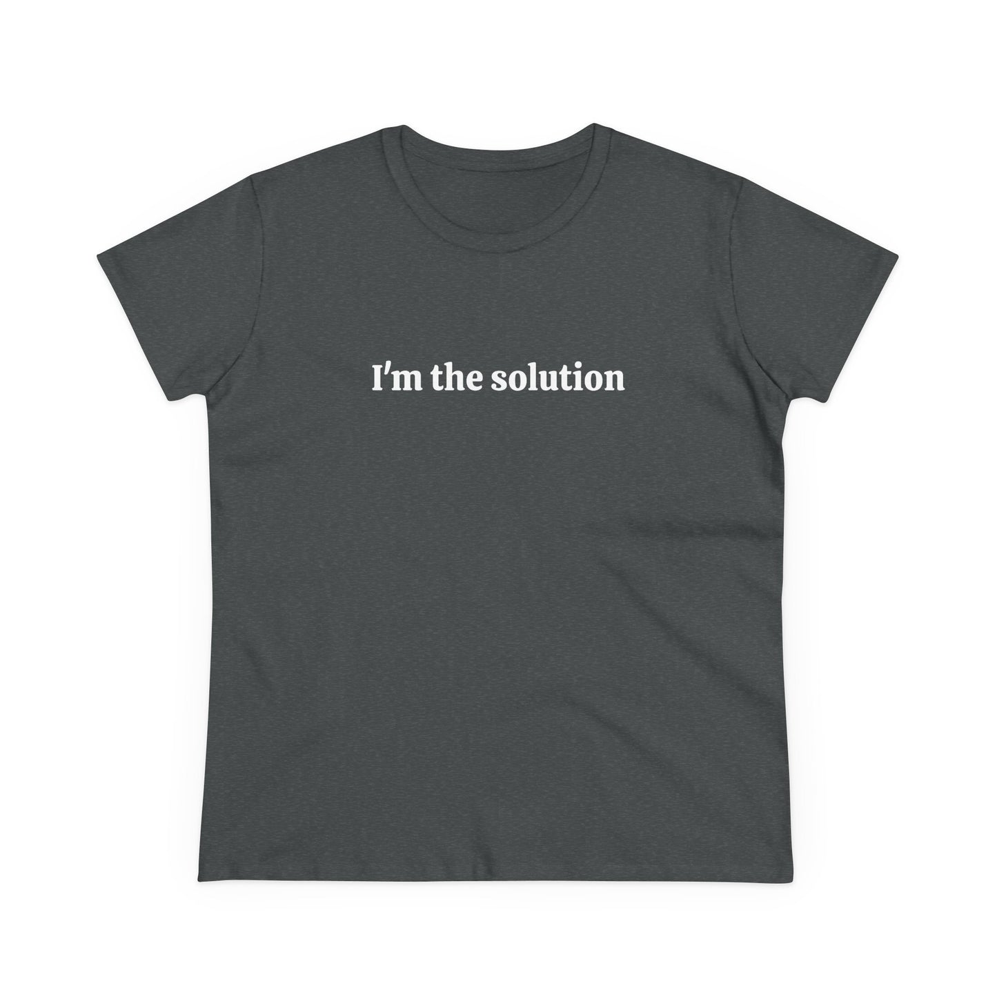 I'm The Solution - 2/2 Graphic Cotton Tee