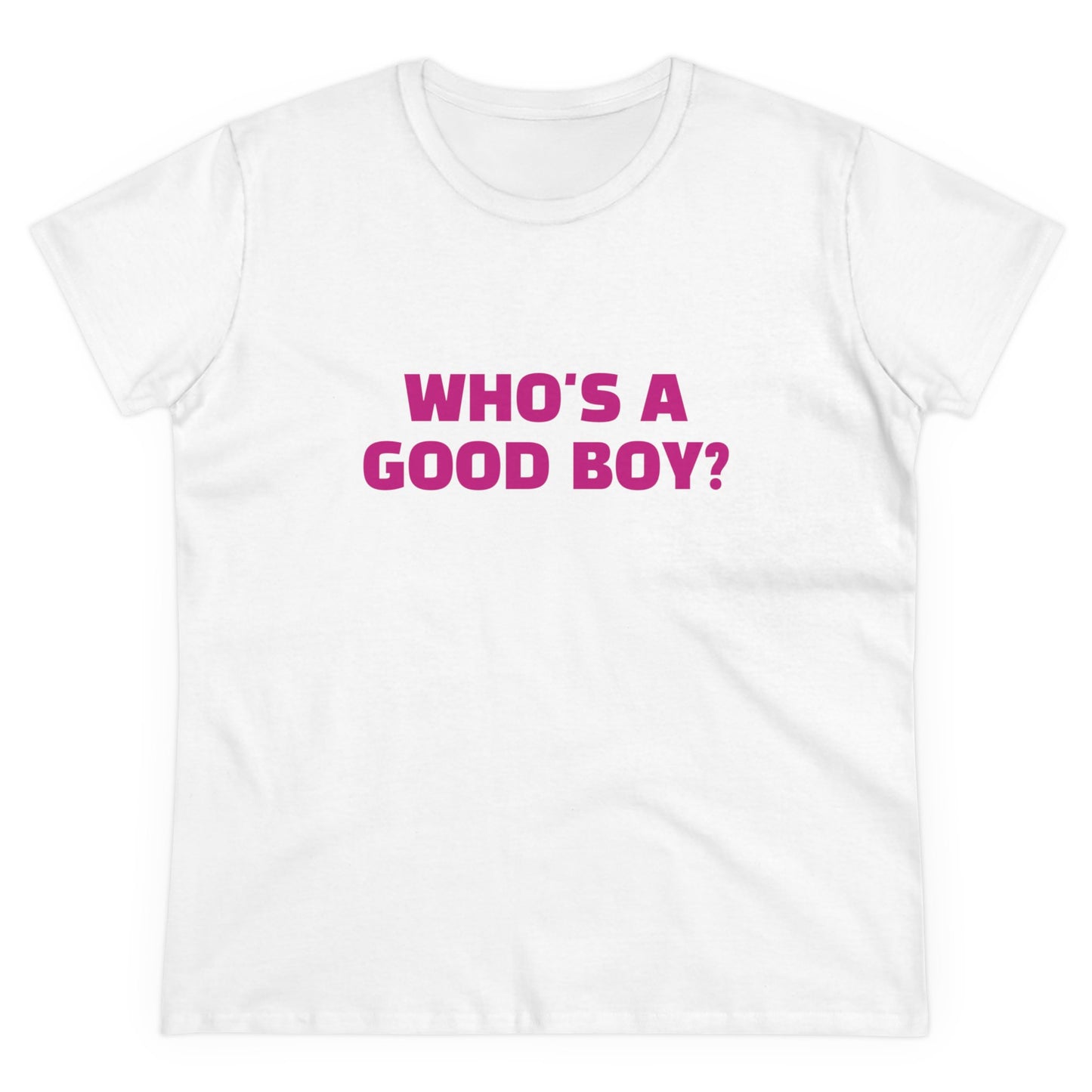 Who's a good boy? - Graphic Cotton T-Shirt