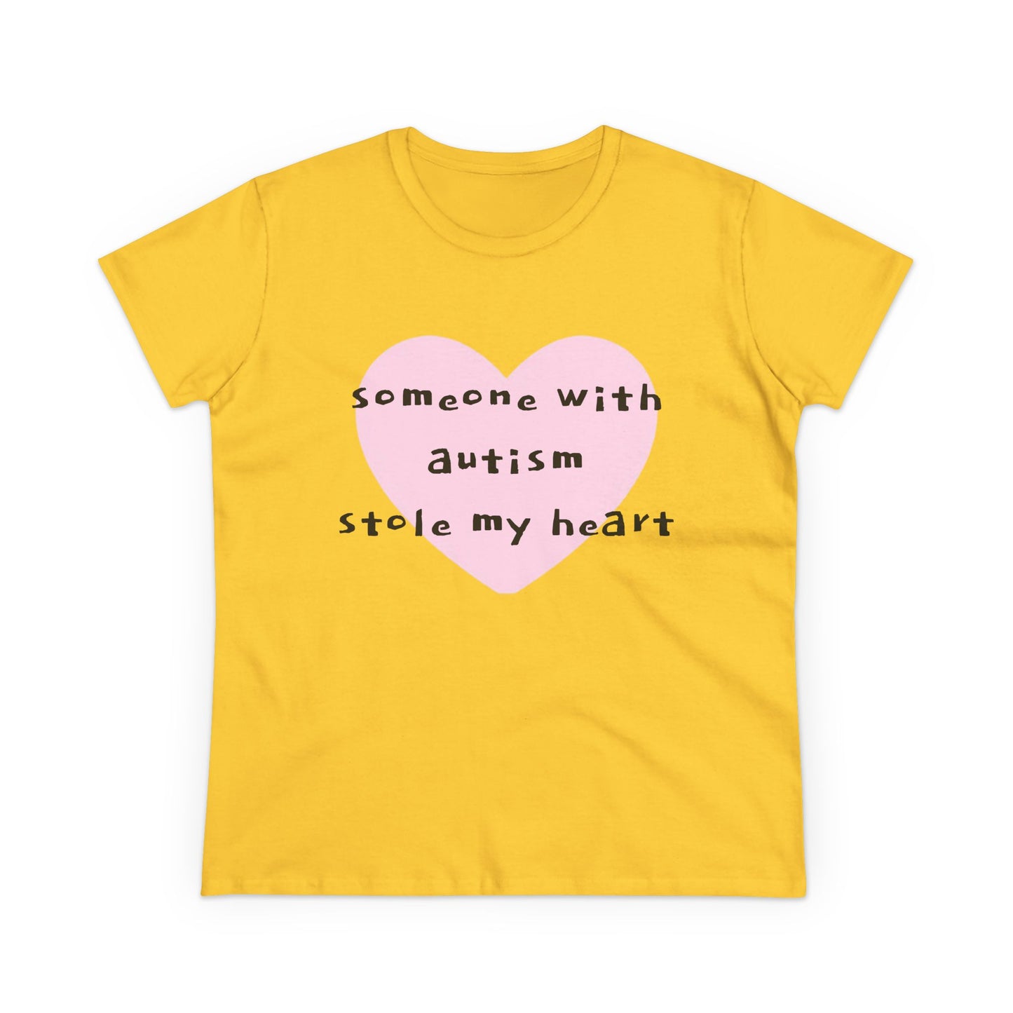 Someone With Autism Stole My Heart Graphic Cotton Tee