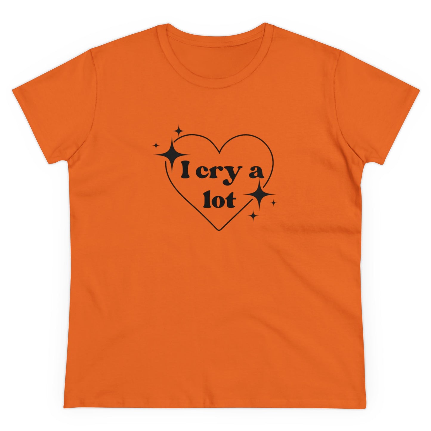 I Cry A Lot - Graphic CryBaby Cotton Tee