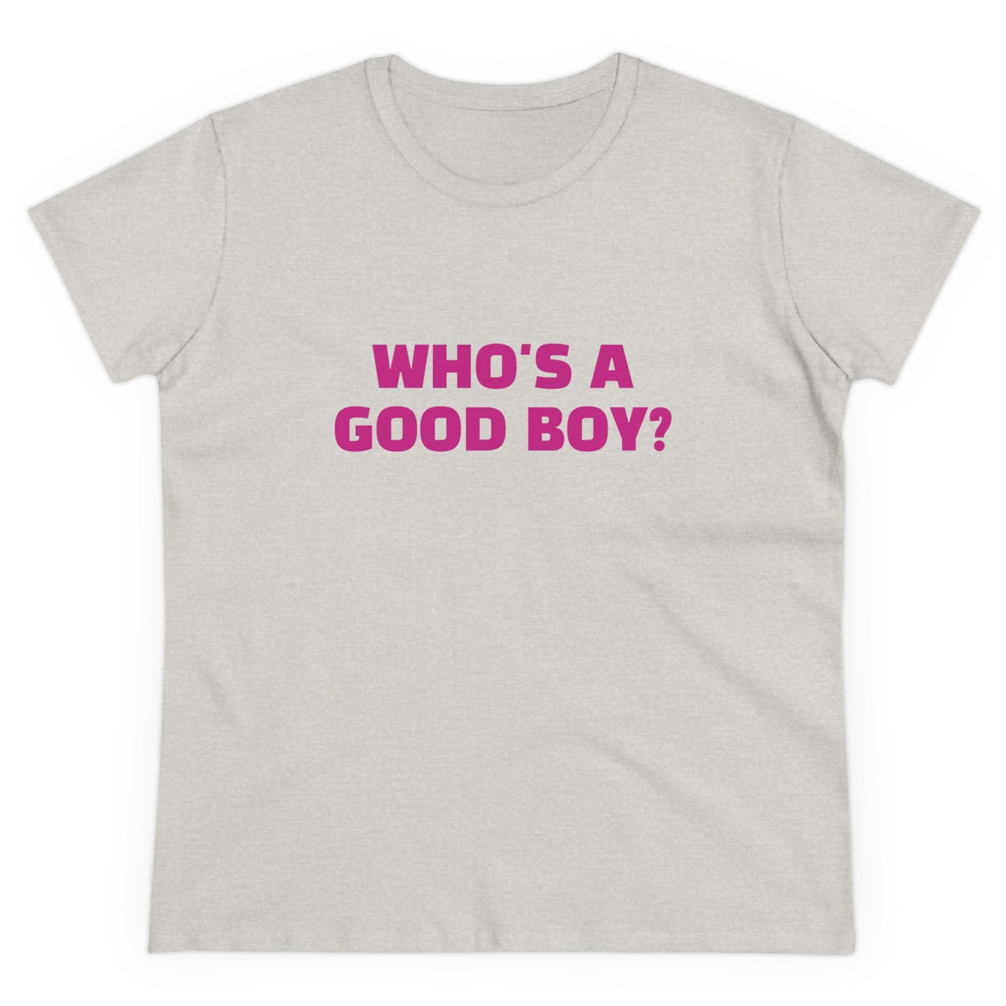 Who's a good boy? - Graphic Cotton T-Shirt