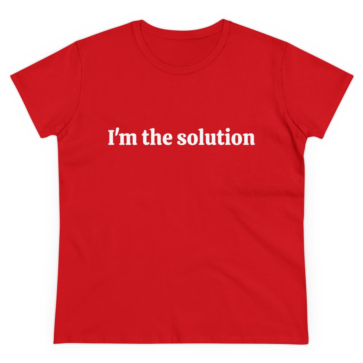 I'm The Solution - Graphic Cotton Tee