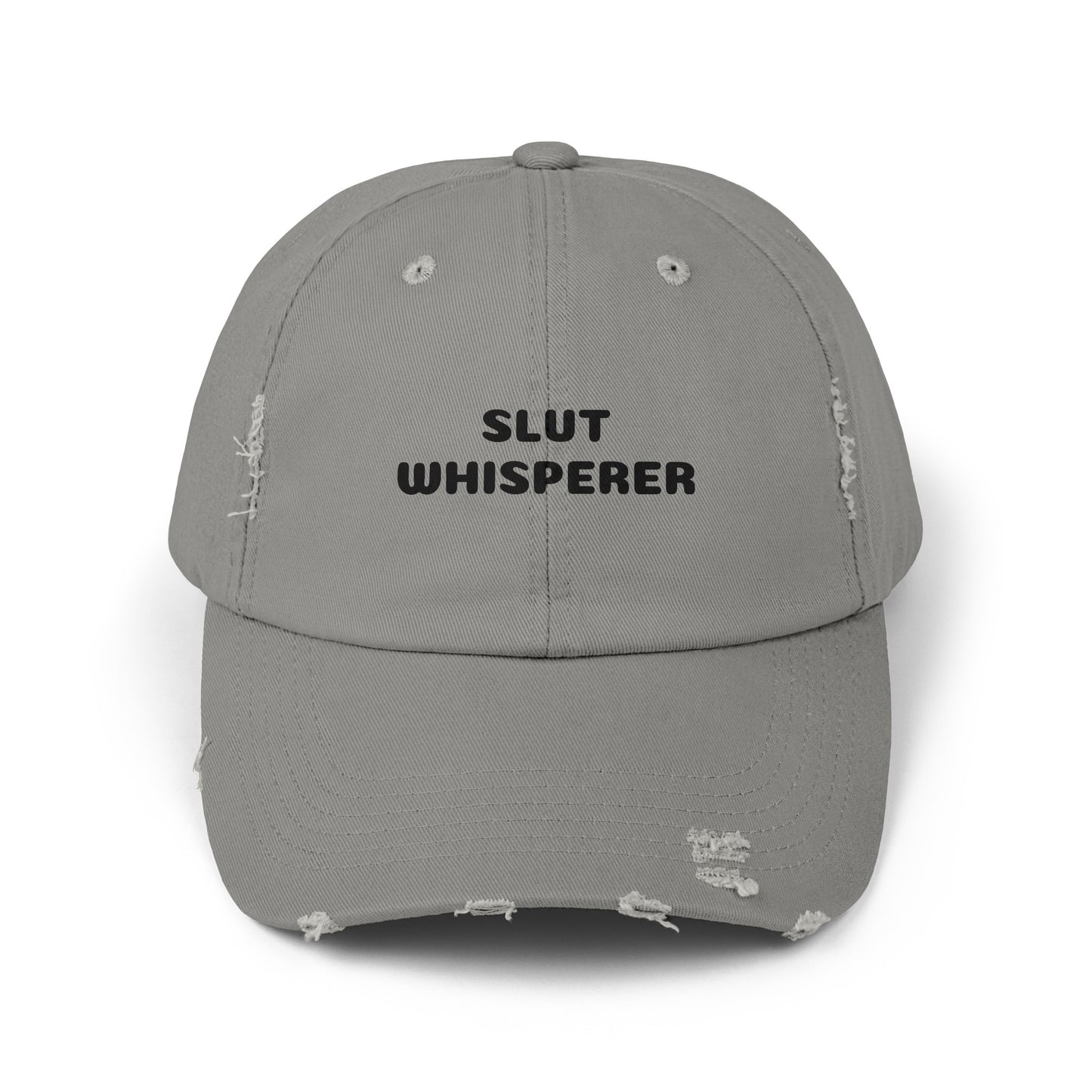 Slut Whisperer Graphic Unisex Distressed Cap